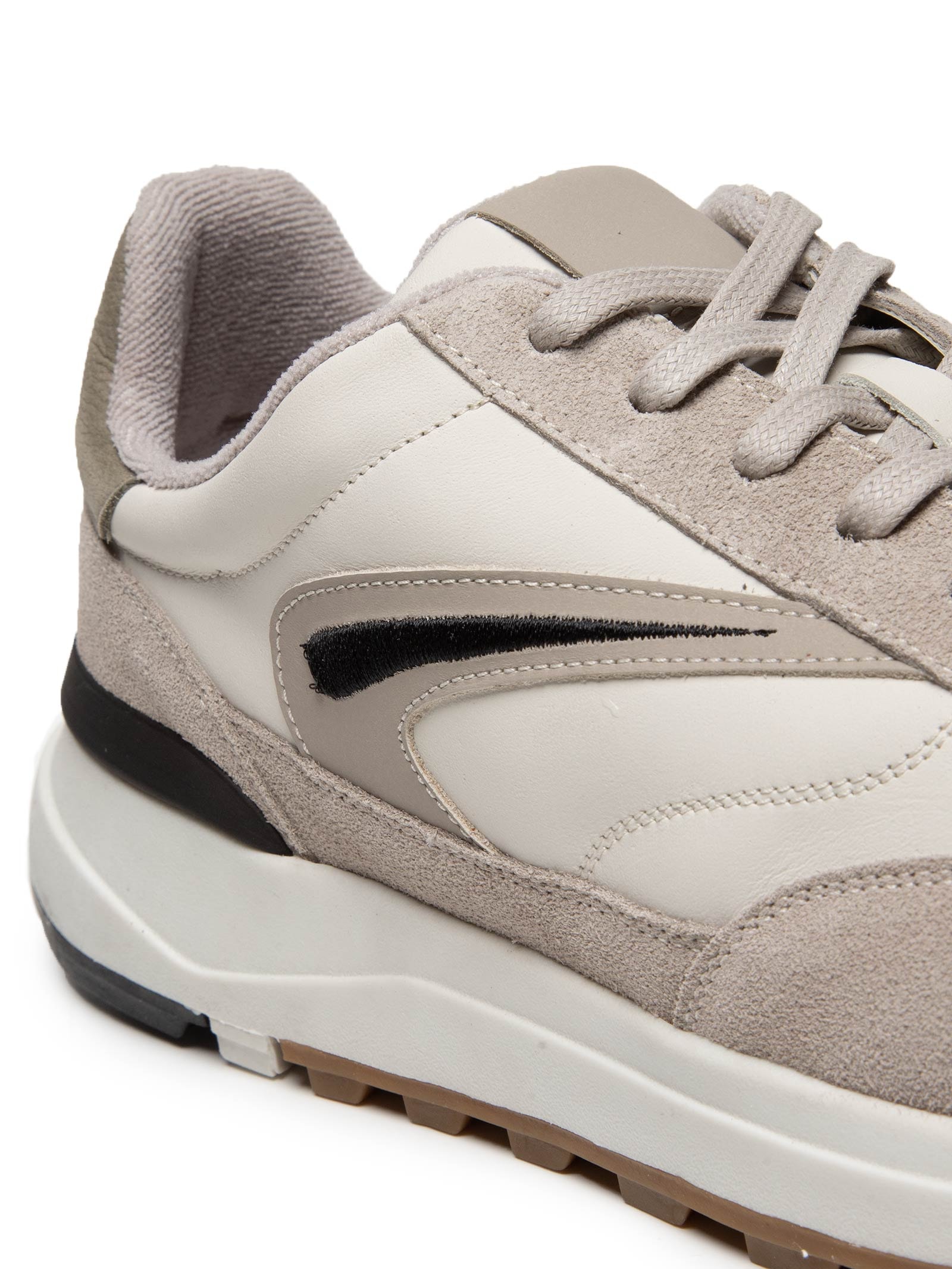 Tênis Masculino Casual Esporte em Camurça – Bege Basiq Men