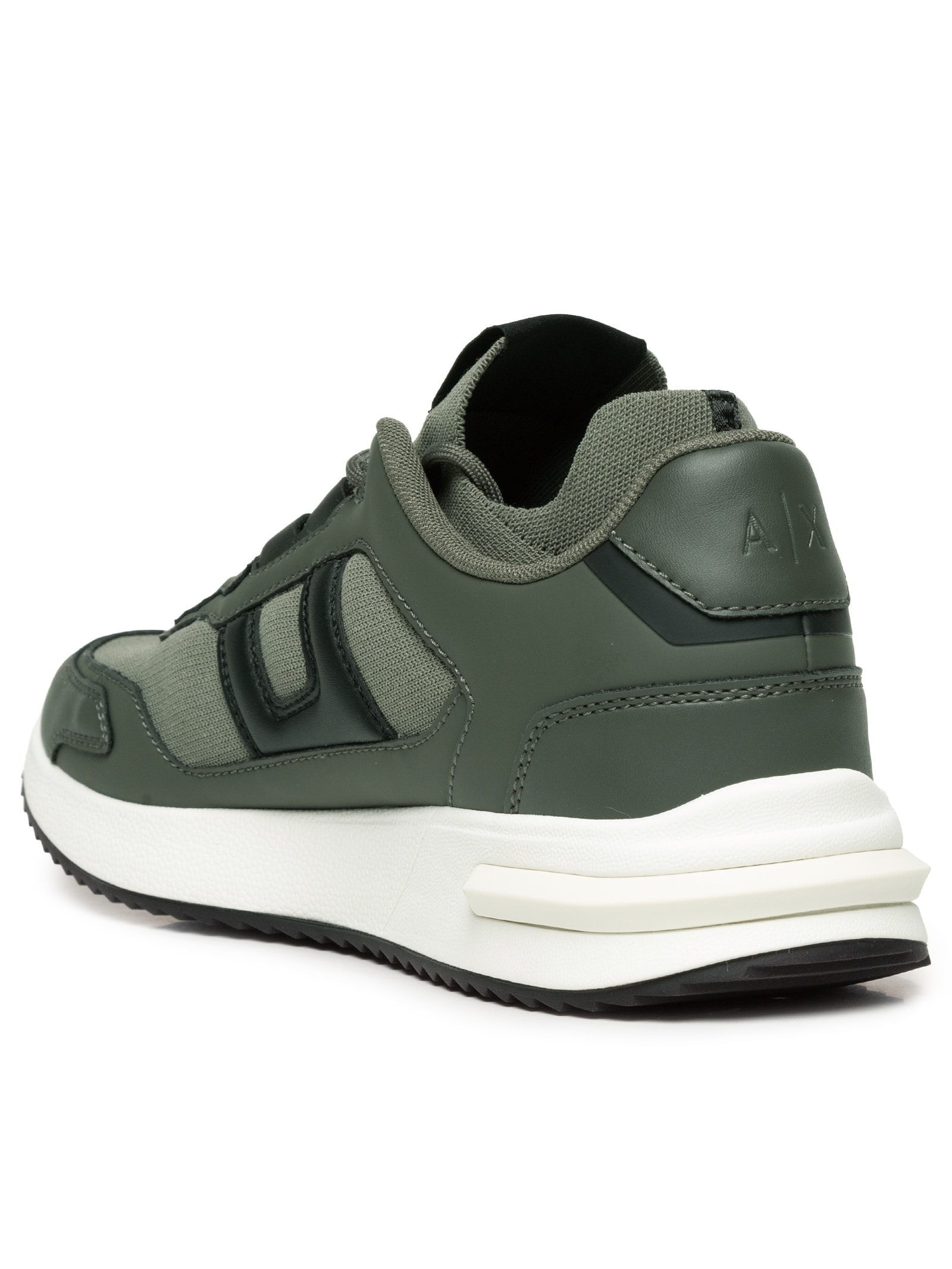 Armani Exchange - Tênis Masculino Casual Sdusseldorf Knit - Verde