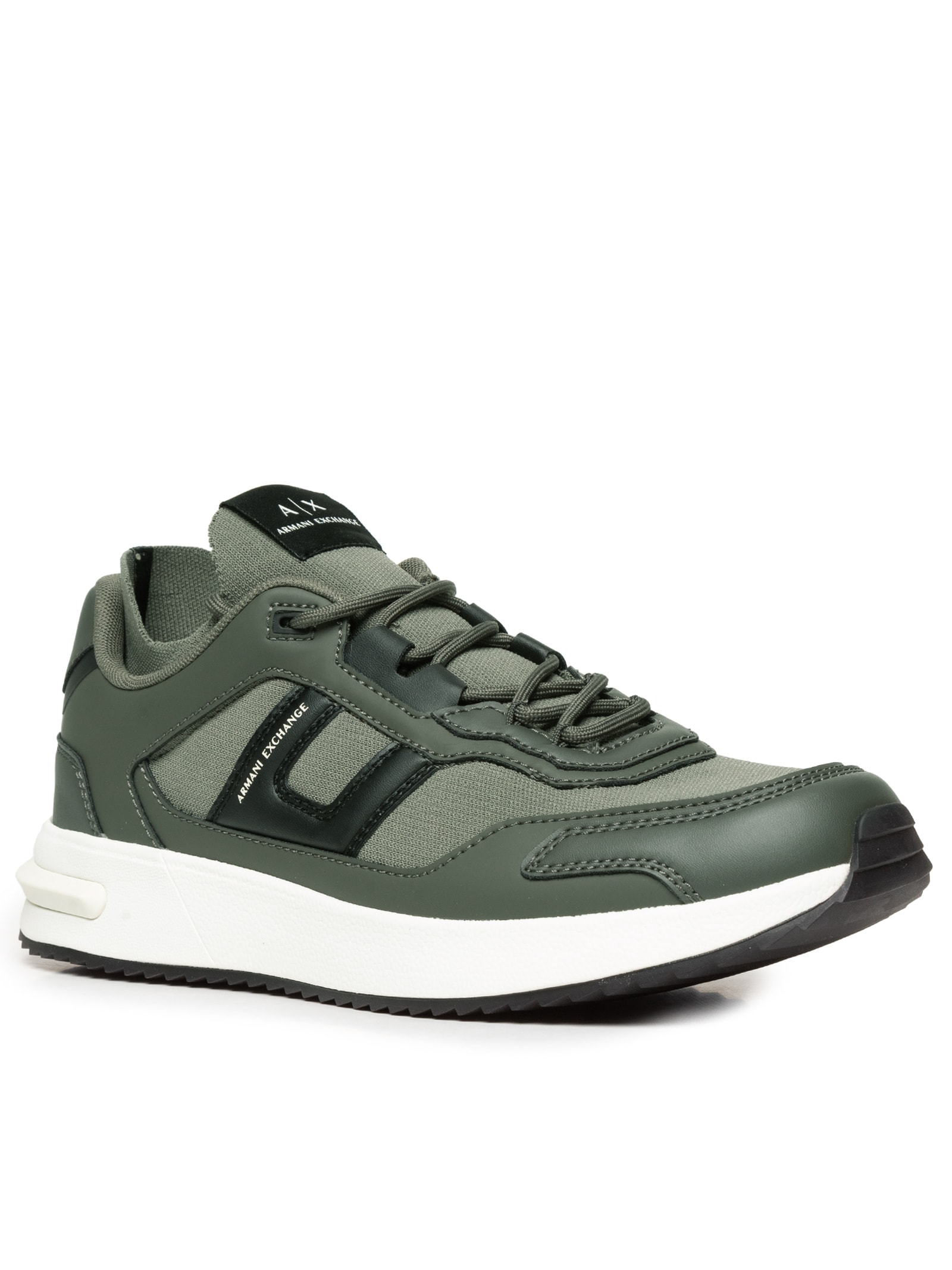 Armani Exchange - Tênis Masculino Casual Sdusseldorf Knit - Verde