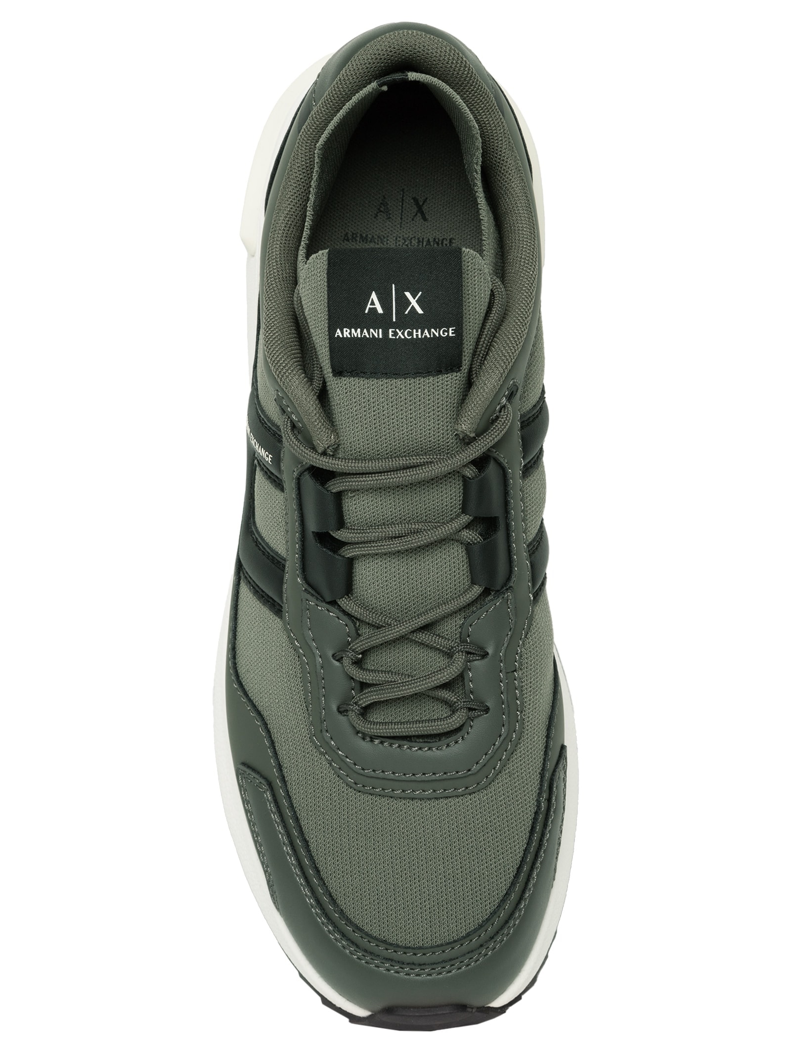 Armani Exchange - Tênis Masculino Casual Sdusseldorf Knit - Verde