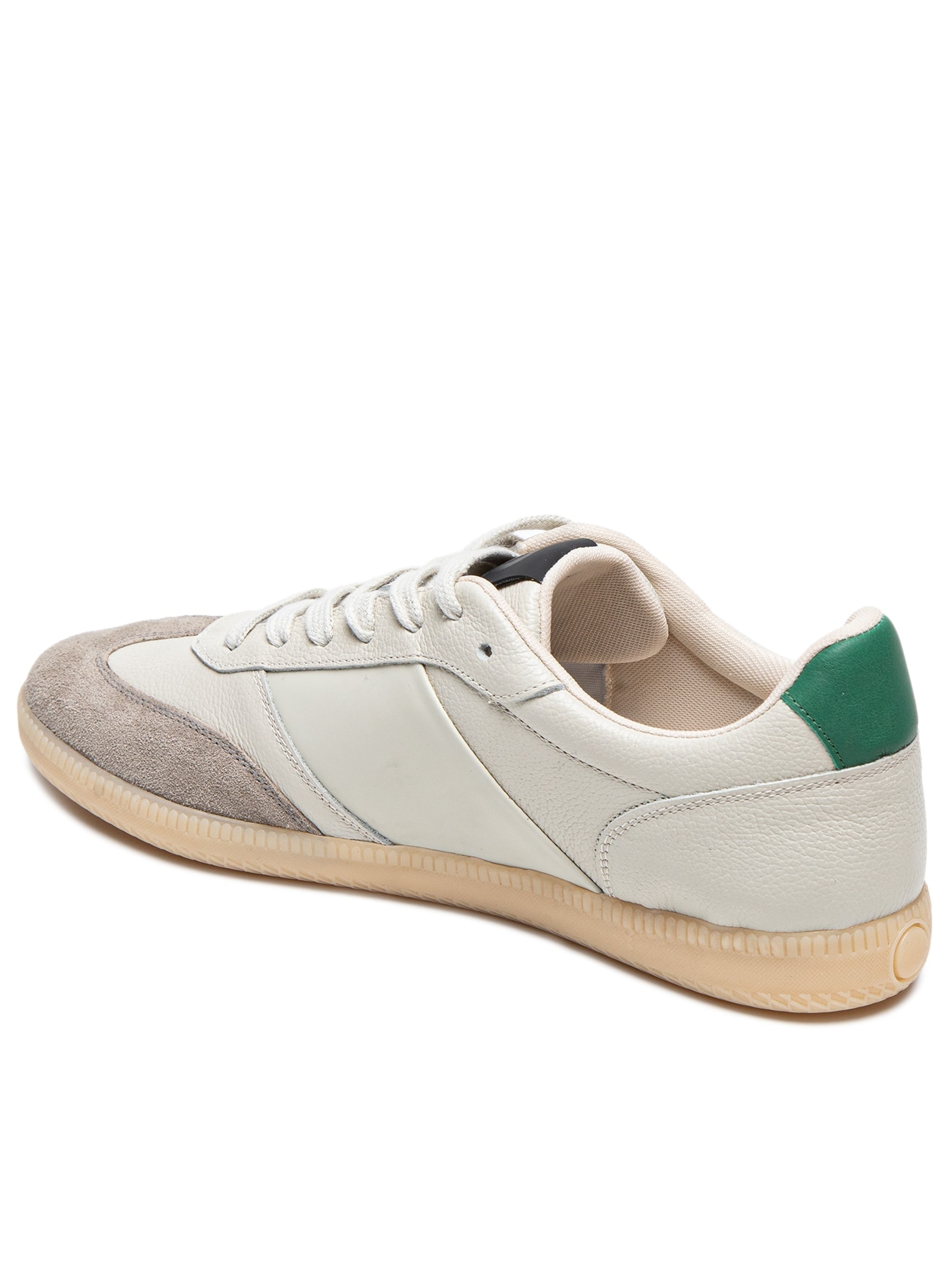 Tênis Masculino Casual Vintage Em Couro Cinza Basiq Men