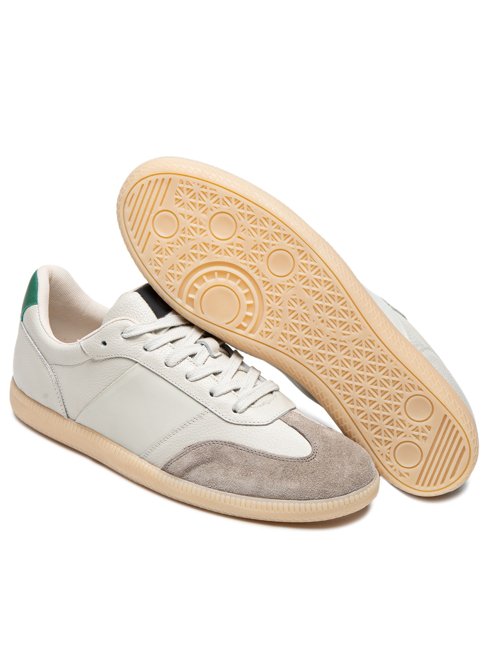 Tênis Masculino Casual Vintage Em Couro Cinza Basiq Men