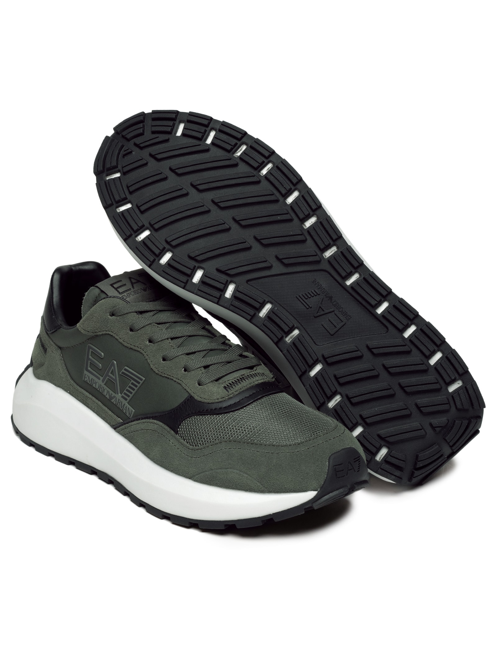 Tênis Masculino Casual Wander Mesh Verde Ea7 Emporio Armani