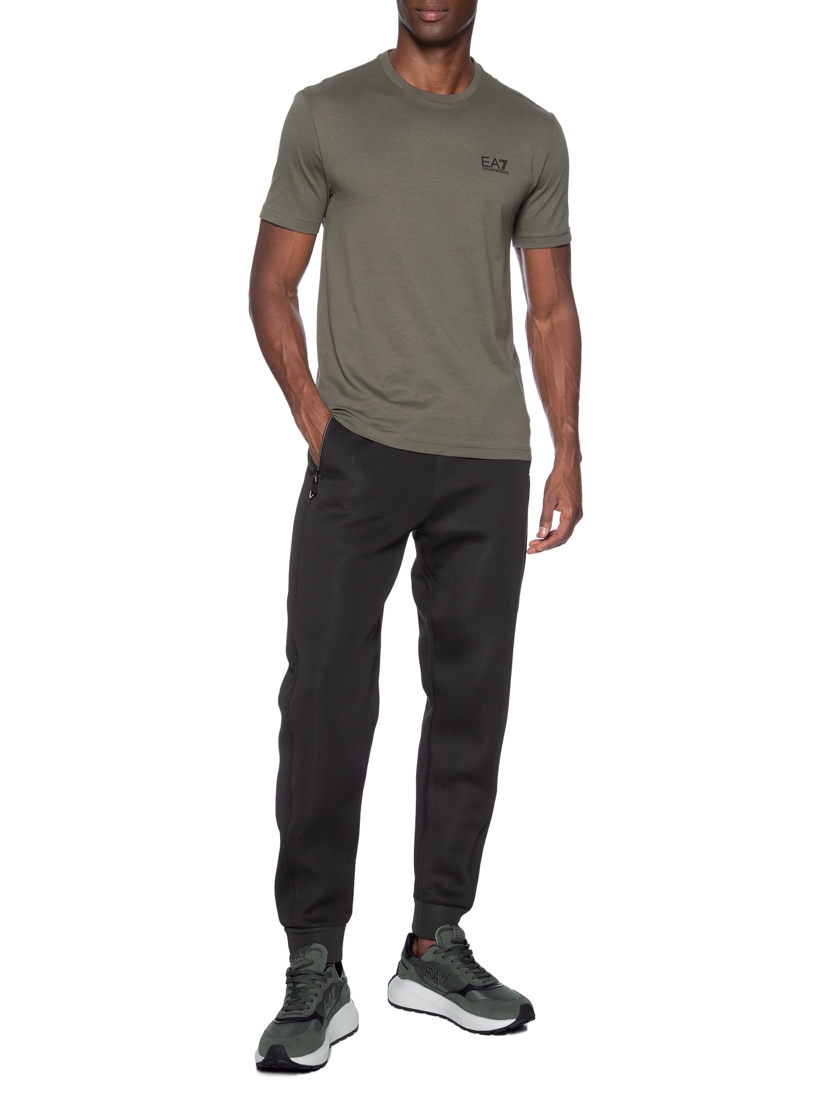 Tênis Masculino Casual Wander Mesh Verde Ea7 Emporio Armani