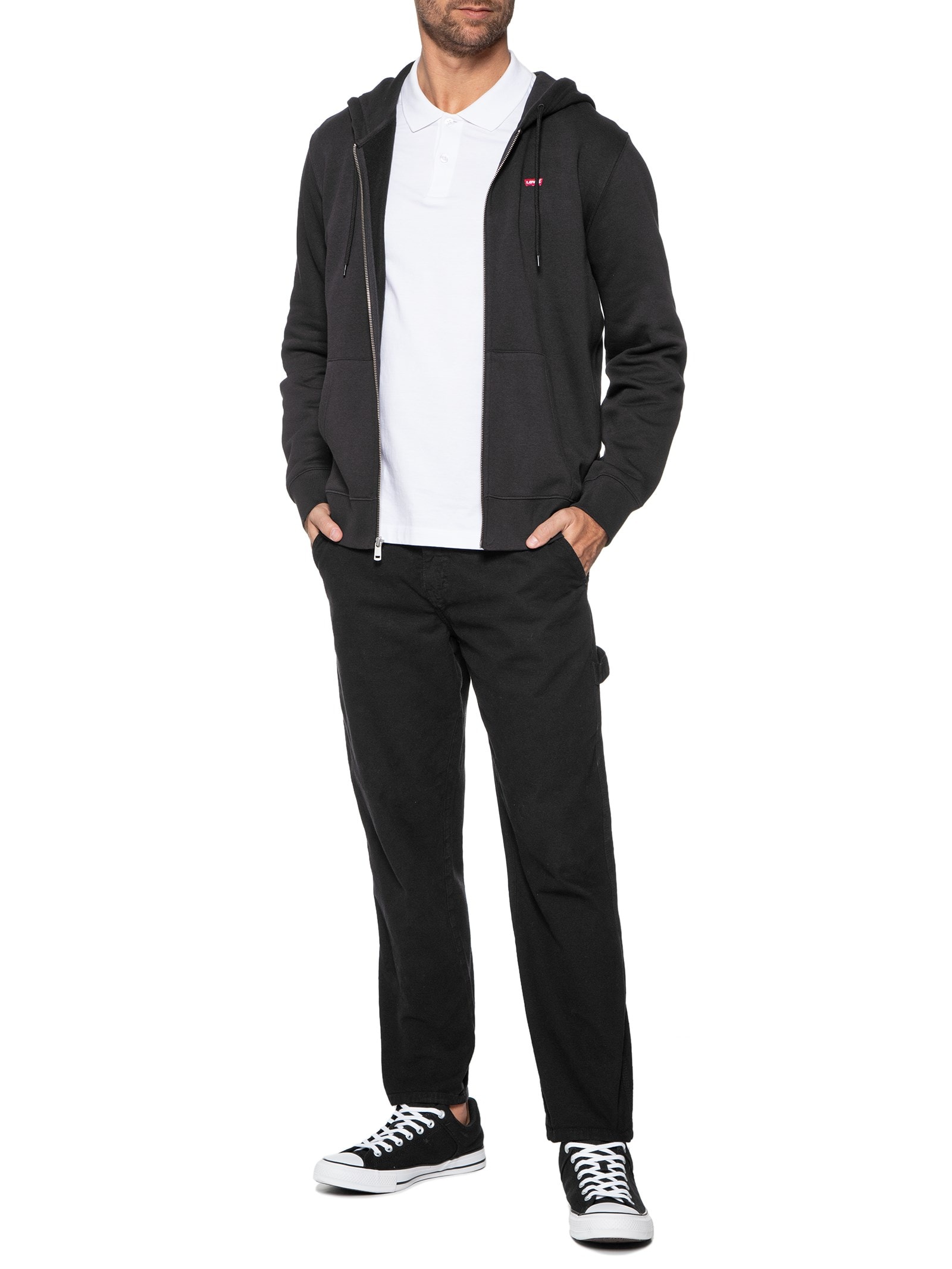 Converse Tênis Masculino Chuck Taylor All Star High Street Preto