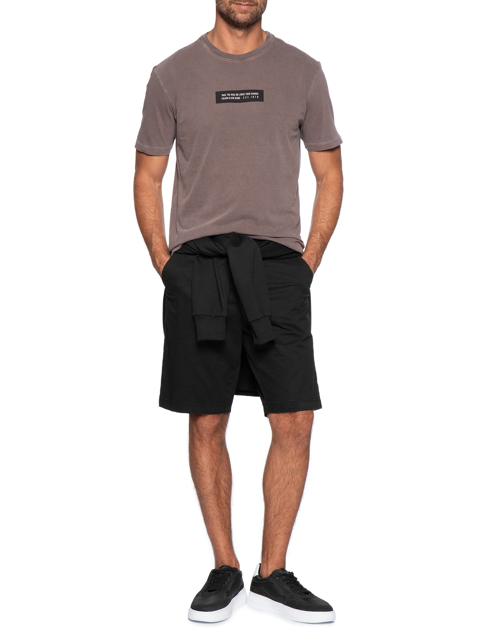 Tênis Masculino Chunky Nylon Preto Calvin Klein Jeans