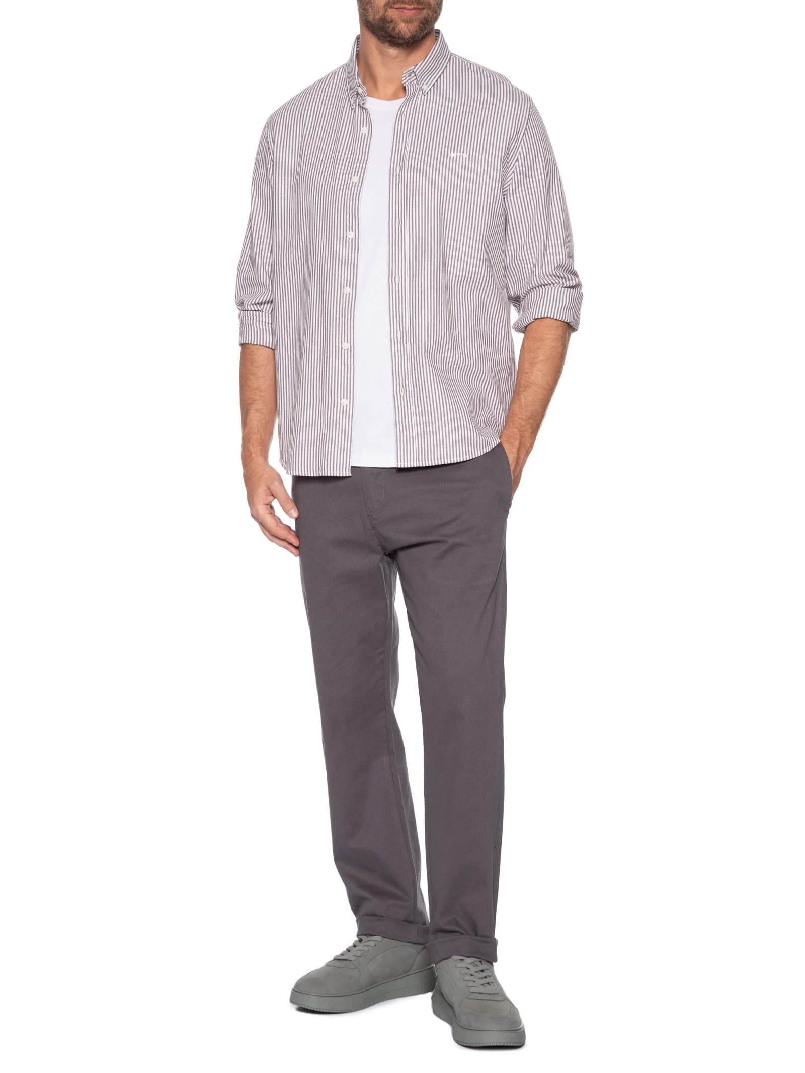 Tênis Masculino Chunky Unicolor Cinza Calvin Klein Jeans