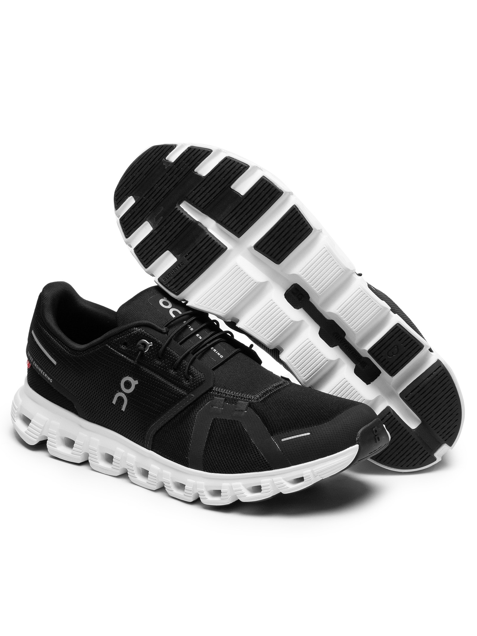 Tênis Masculino Cloud 6 Preto e Branco On Running