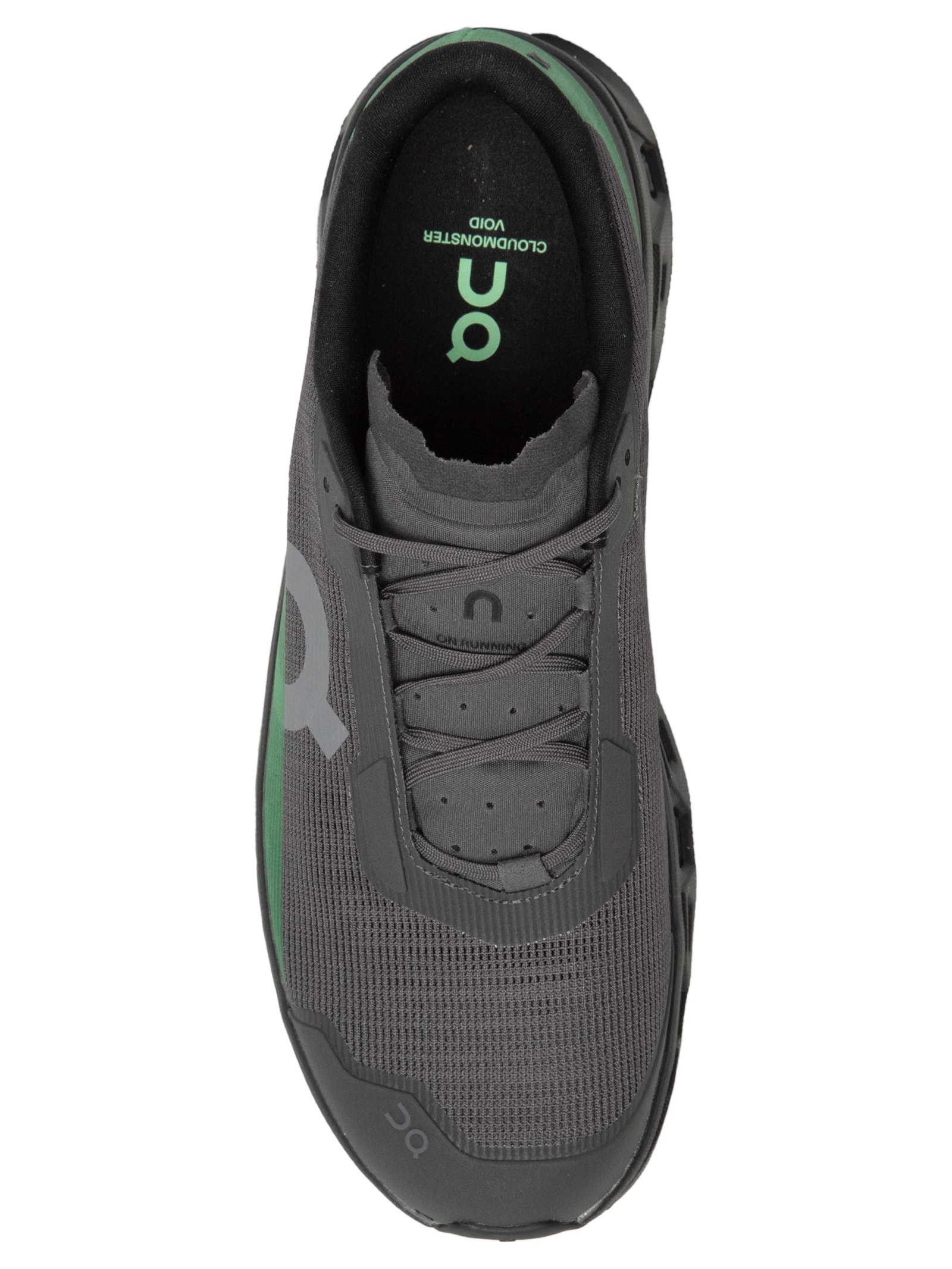 Tênis Masculino Cloudmonster Void Preto e Verde On Running