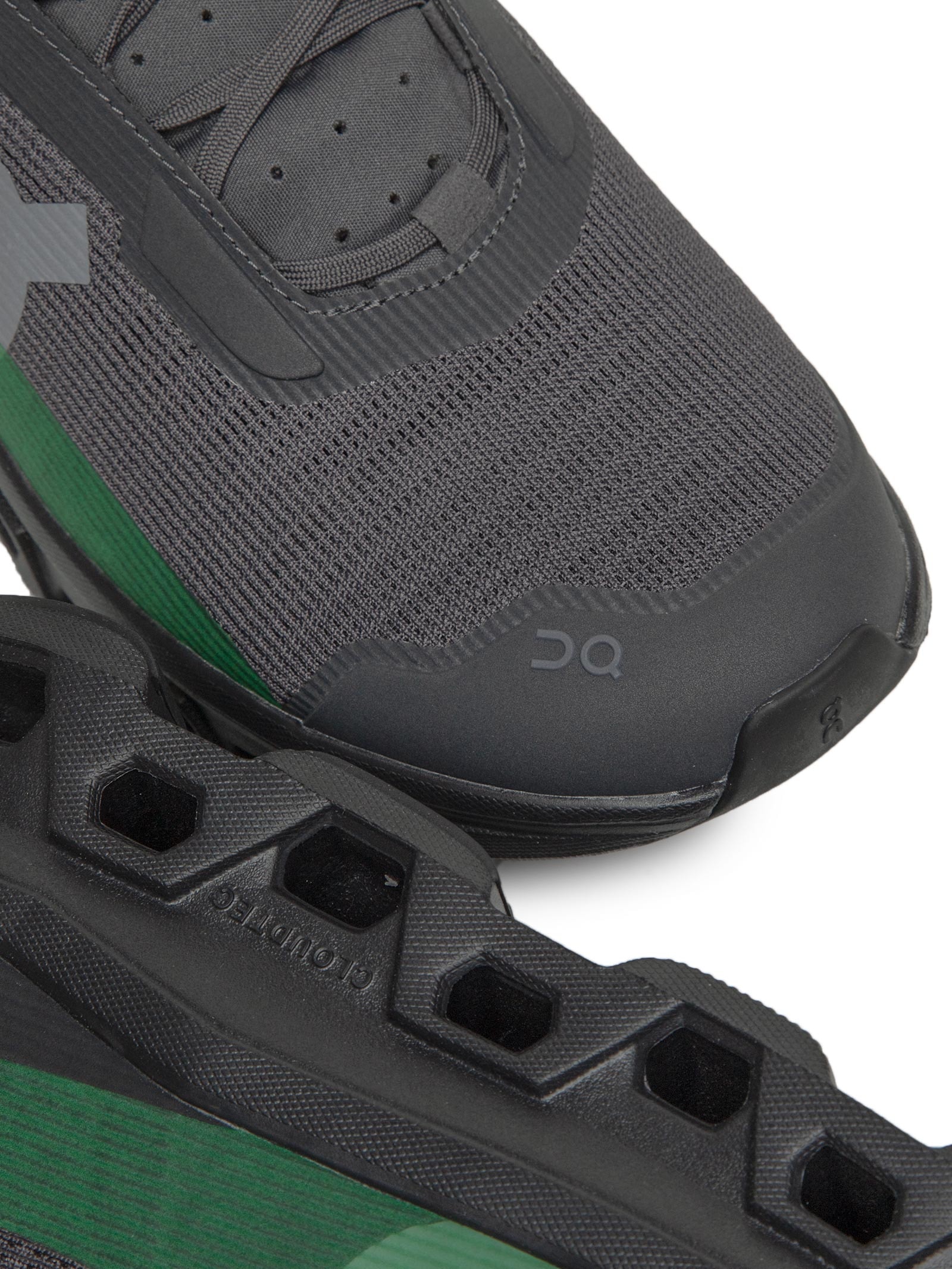 Tênis Masculino Cloudmonster Void Preto e Verde On Running
