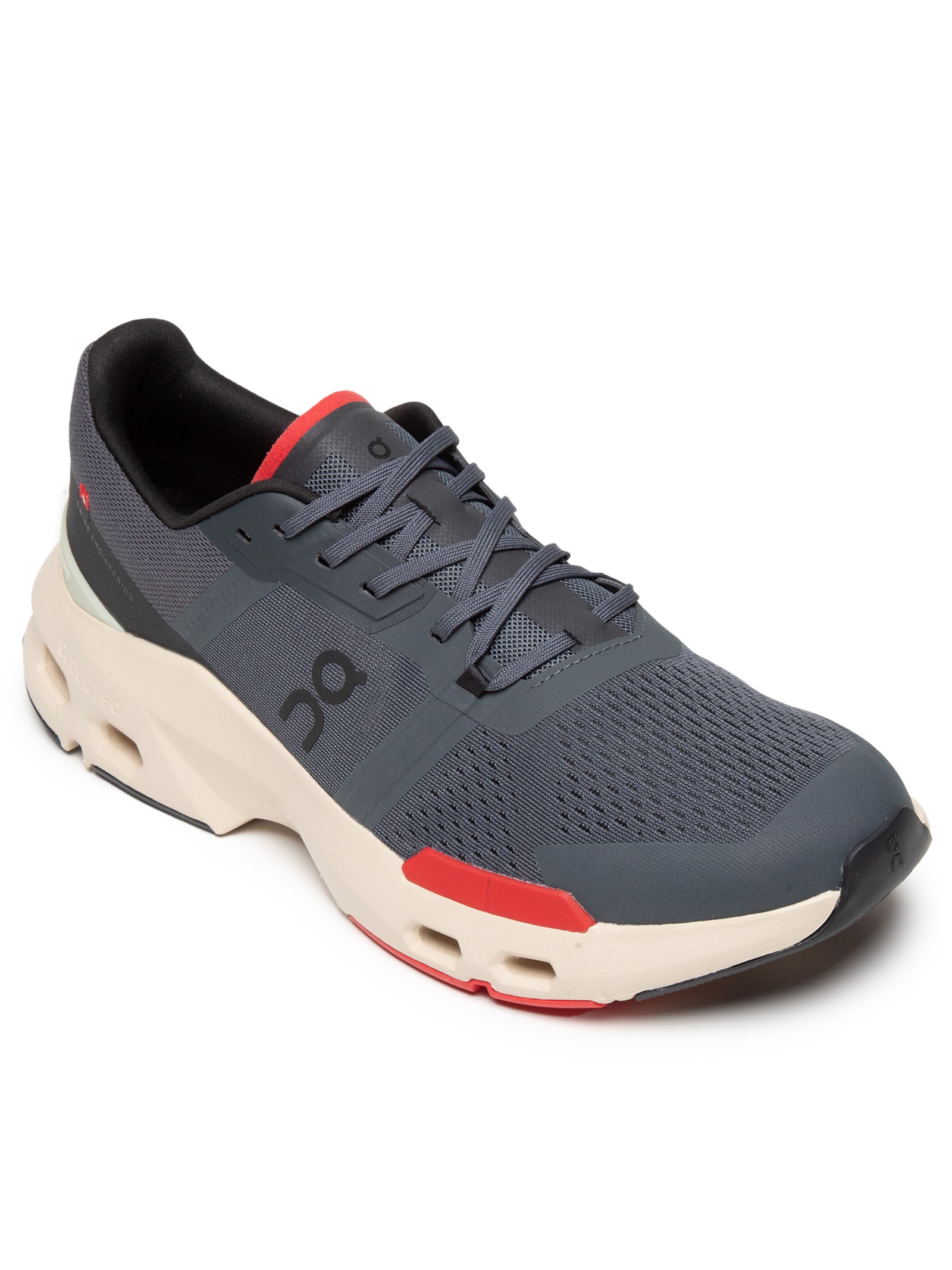 On Running - Tênis Masculino Cloudpulse Stone Red - Cinza