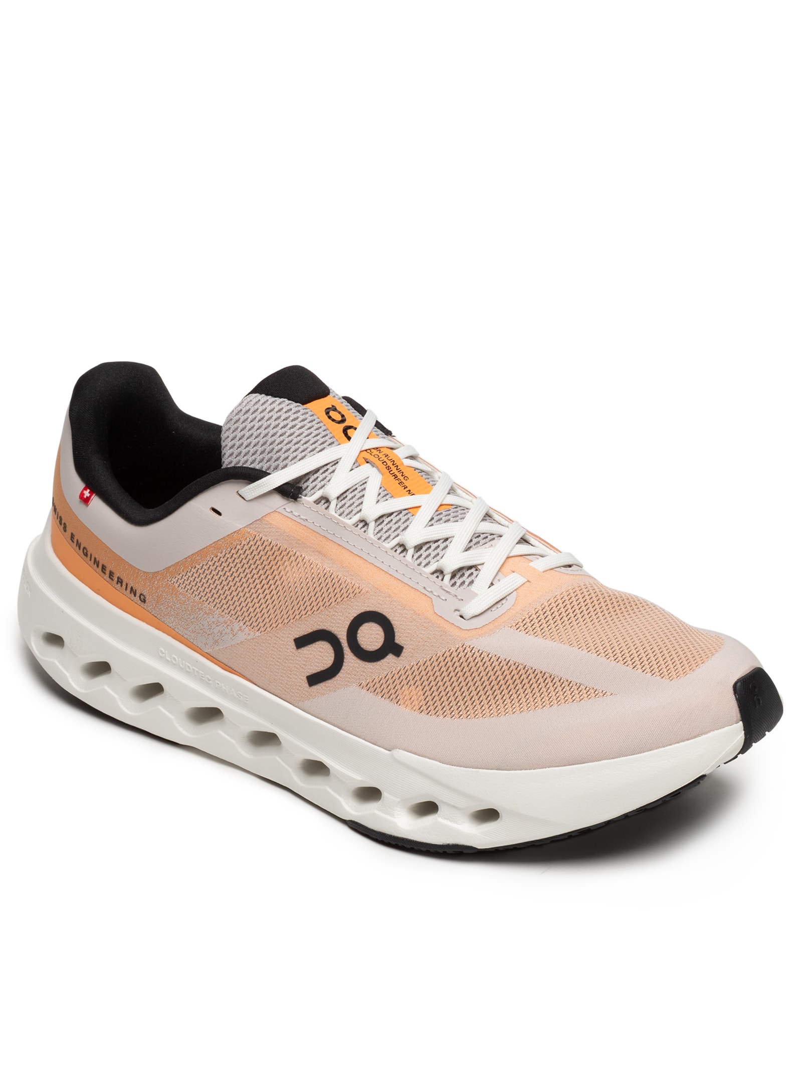 On Running - Tênis Masculino Cloudsurfer Next M Ivory - Laranja