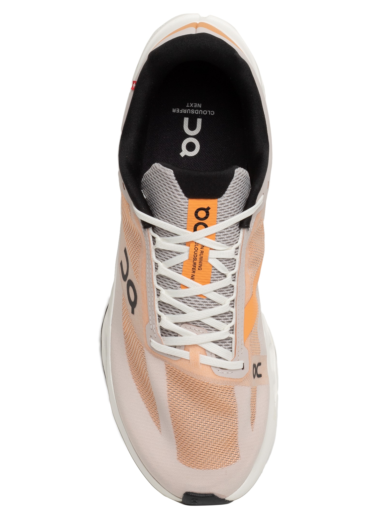 On Running - Tênis Masculino Cloudsurfer Next M Ivory - Laranja
