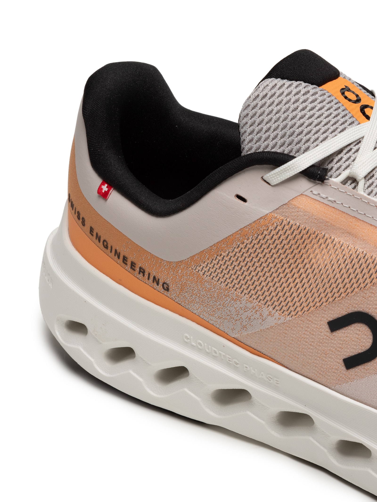 On Running - Tênis Masculino Cloudsurfer Next M Ivory - Laranja