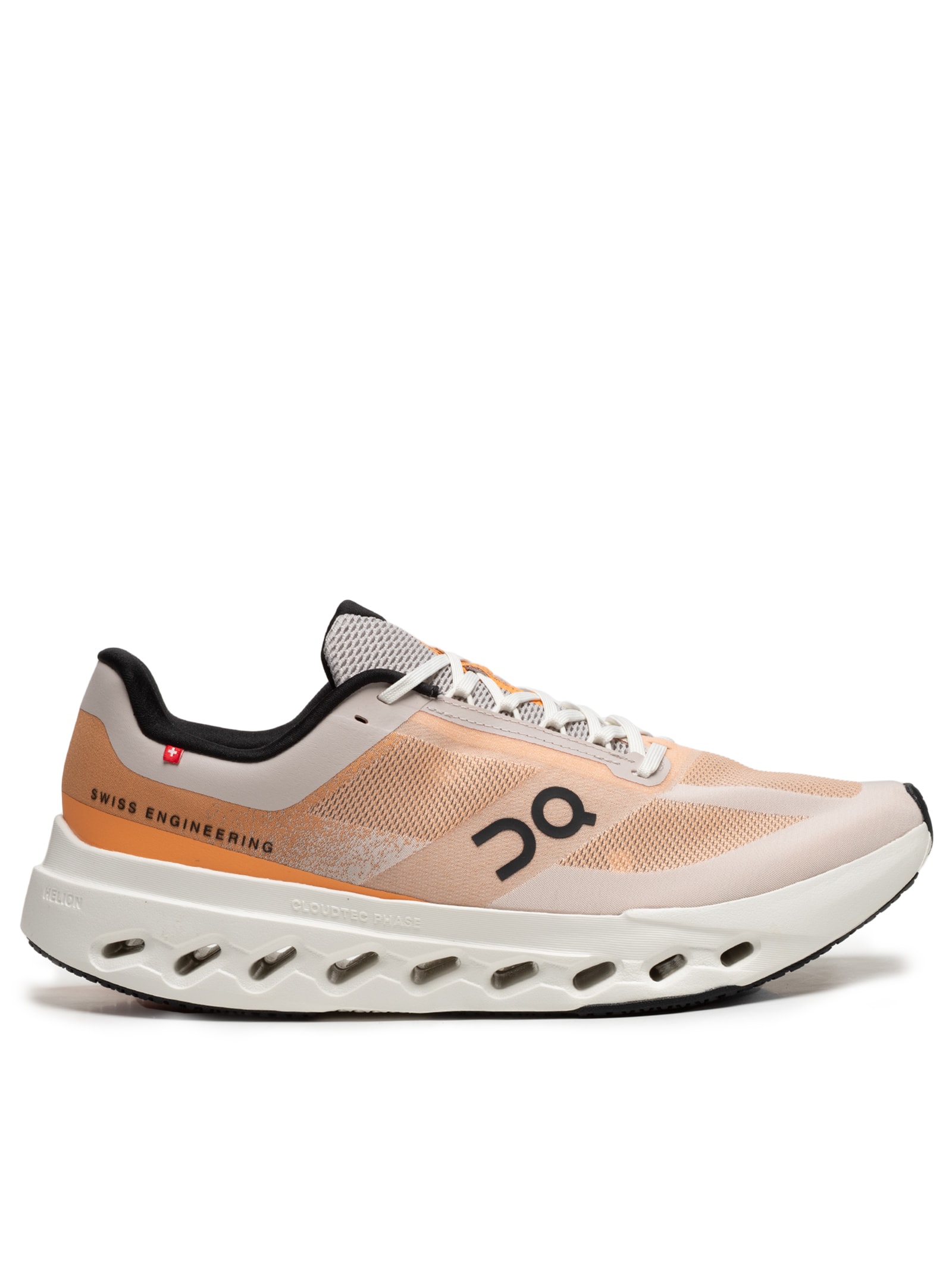 On Running - Tênis Masculino Cloudsurfer Next M Ivory - Laranja