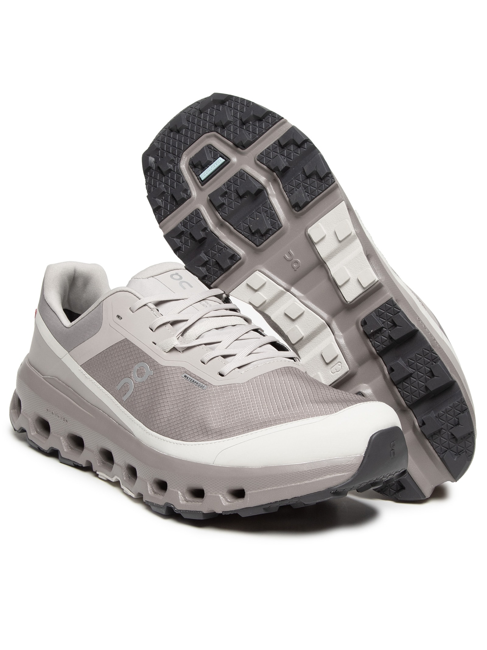 Tênis Masculino Cloudvista 2 Waterproof Bege On Running