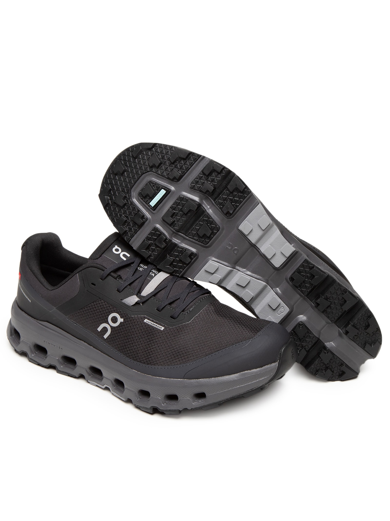 Tênis Masculino Cloudvista 2 Waterproof Preto On Running
