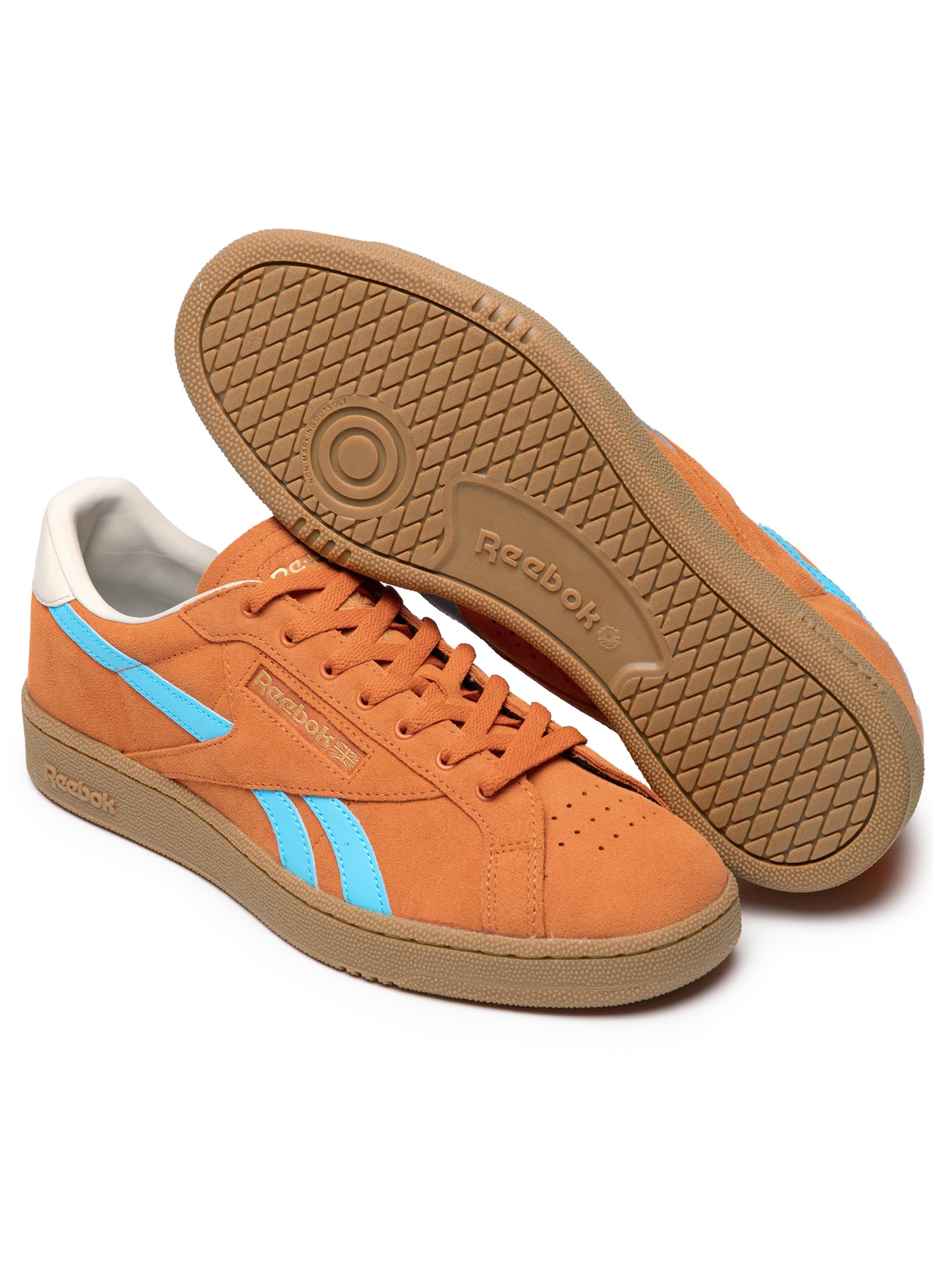 Reebok - Tênis Masculino Club C Grounds Uk - Laranja