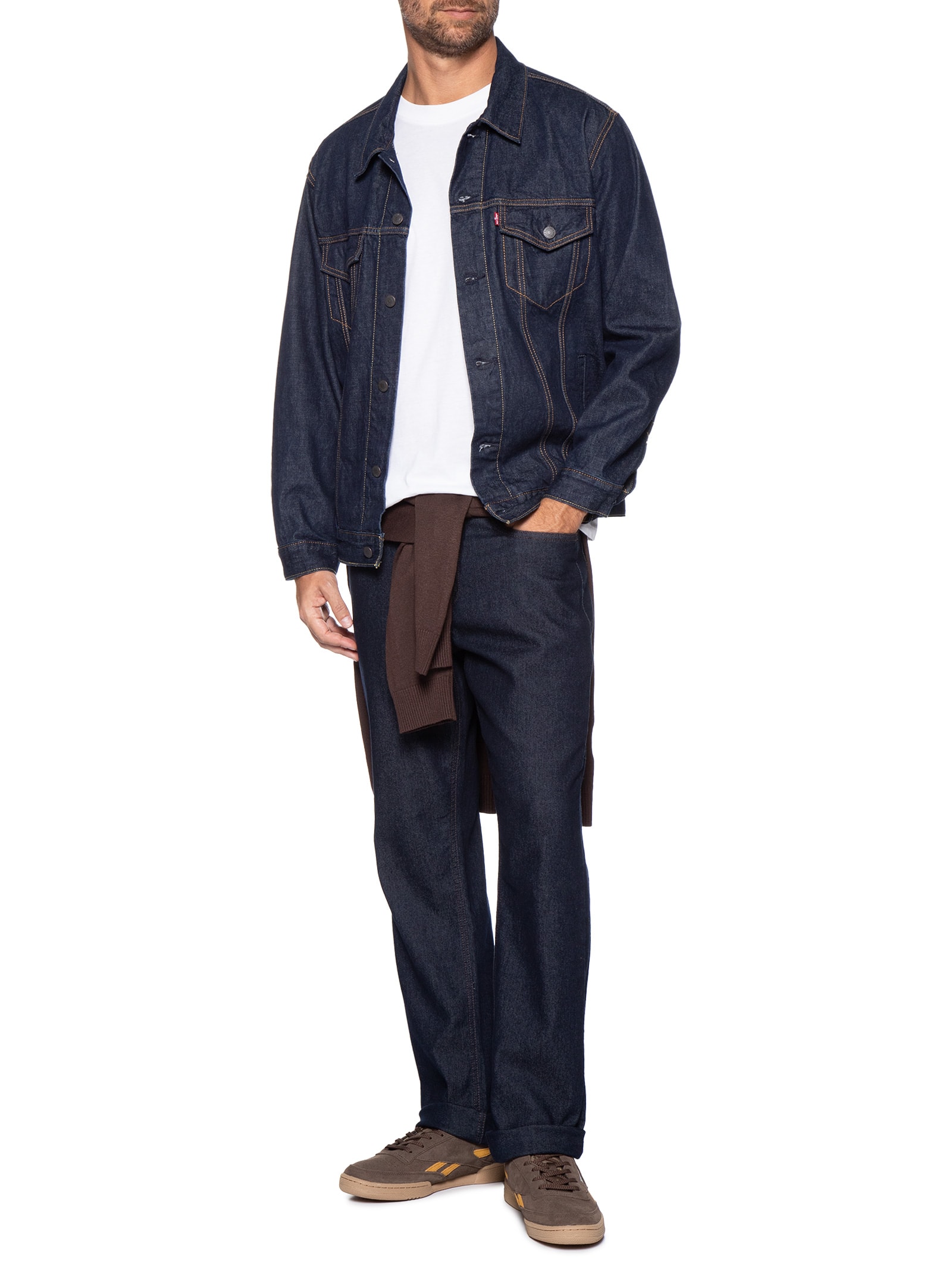 Tênis Masculino Club C Revenge Vintage Marrom Reebok