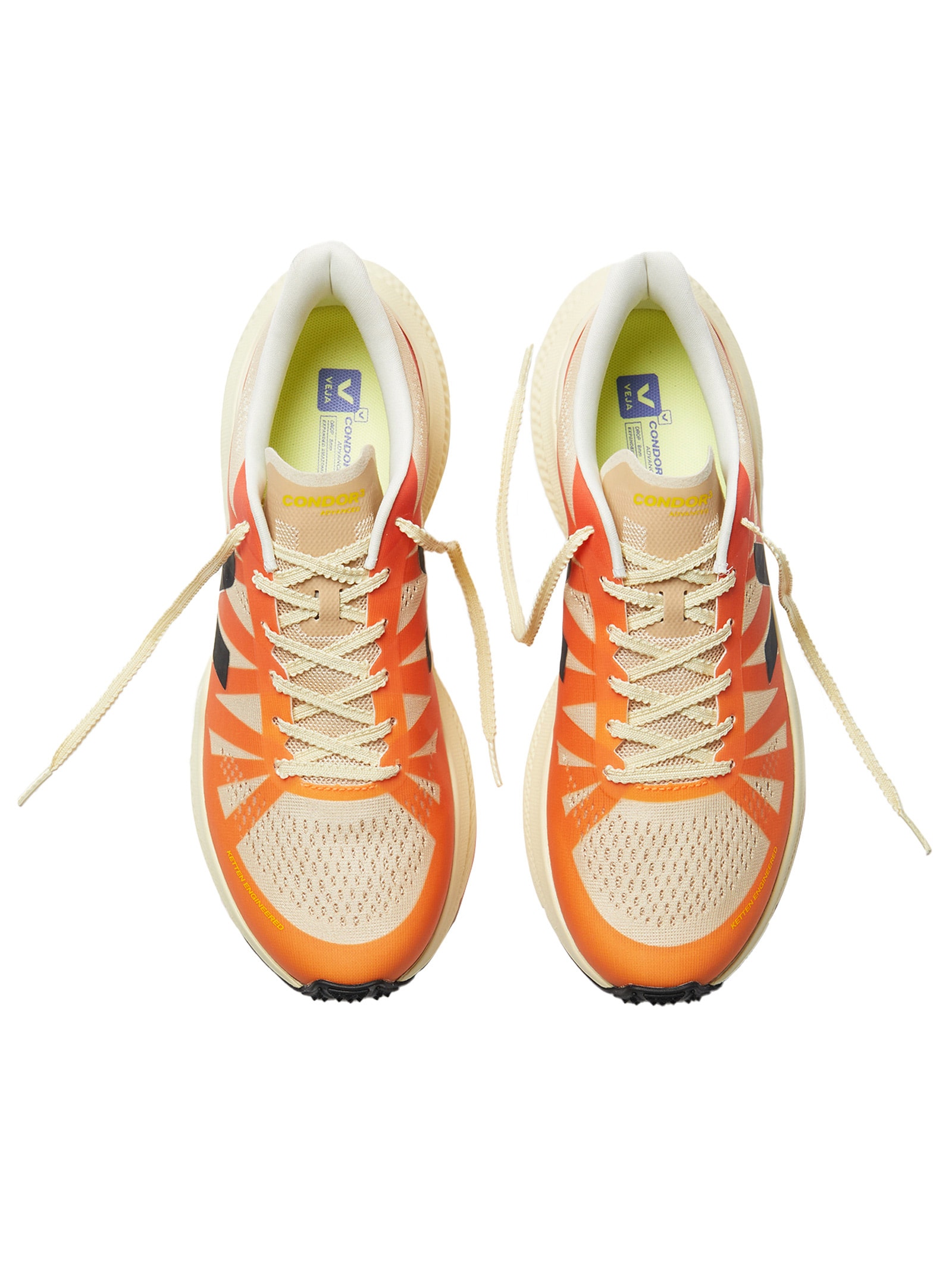 Tênis Masculino Condor 3 Advanced Engineered Mesh Laranja Veja