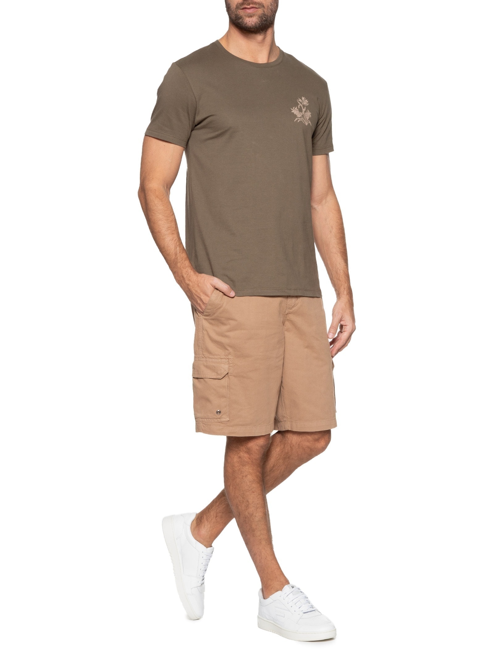 Tênis Masculino Couro Branco Foxton