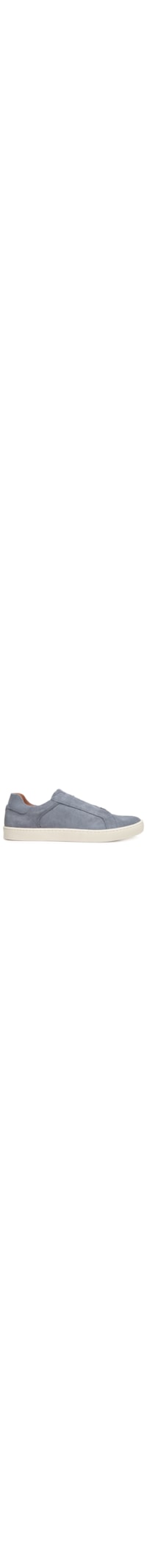 Tênis Masculino Couro Camurça Elástico - Azul