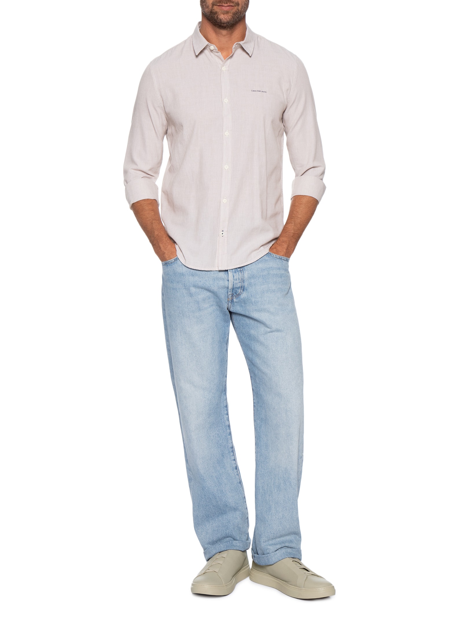 Tênis Masculino Couro Cross Floater Off White Sergio K