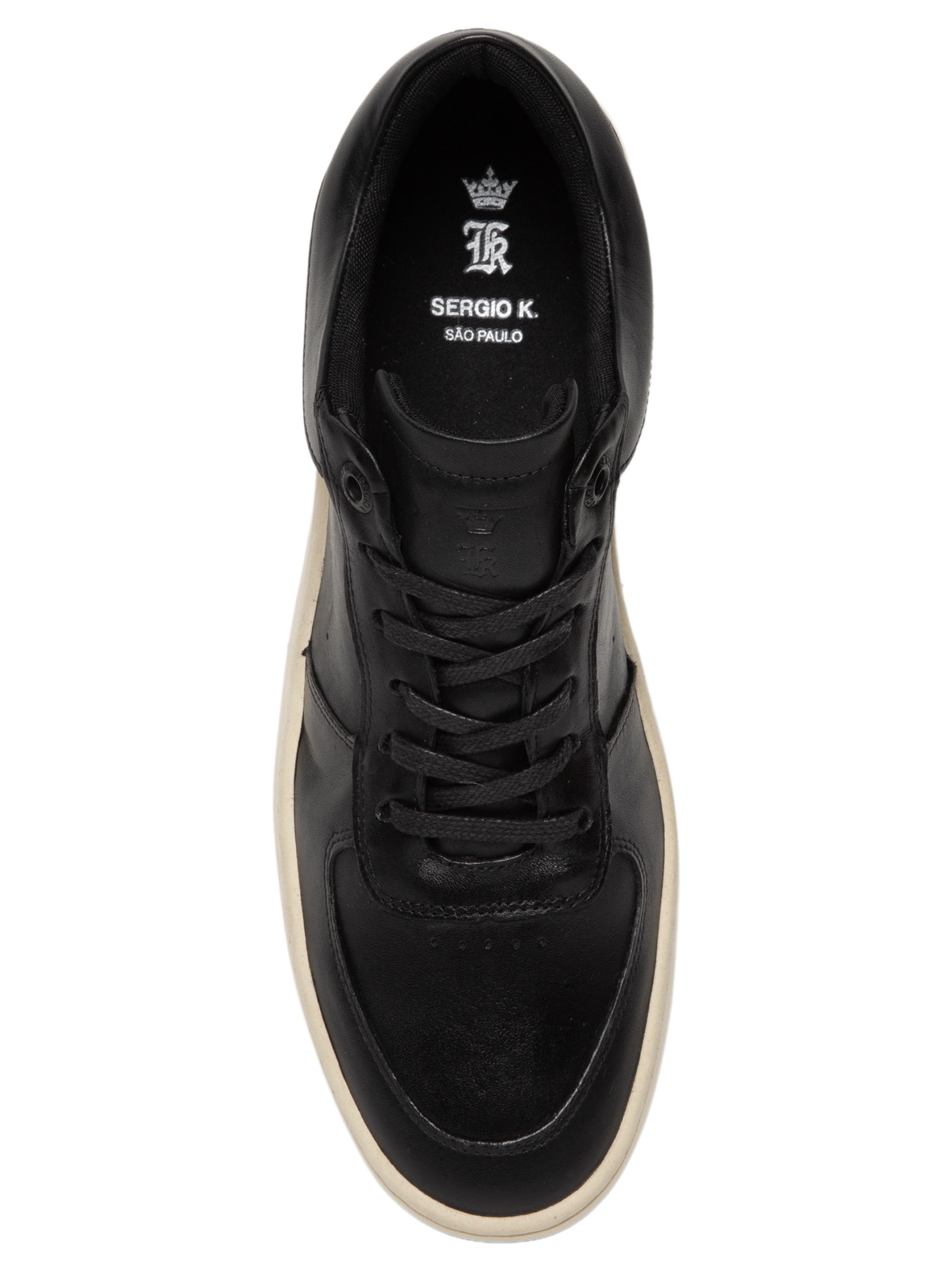 Tênis Masculino Couro New Basket Preto Sergio K