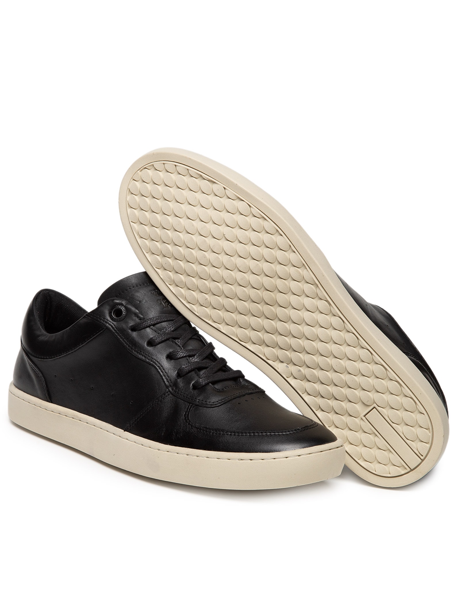 Tênis Masculino Couro New Basket Preto Sergio K