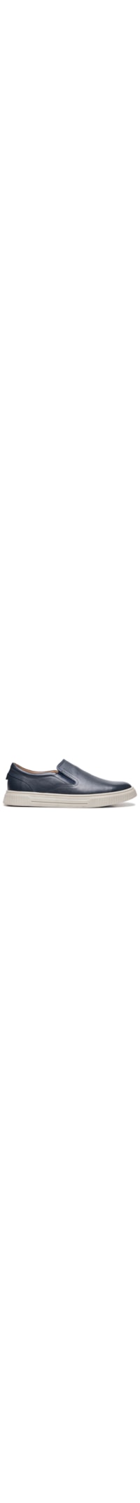 Tênis Masculino Couro Slip On - Azul