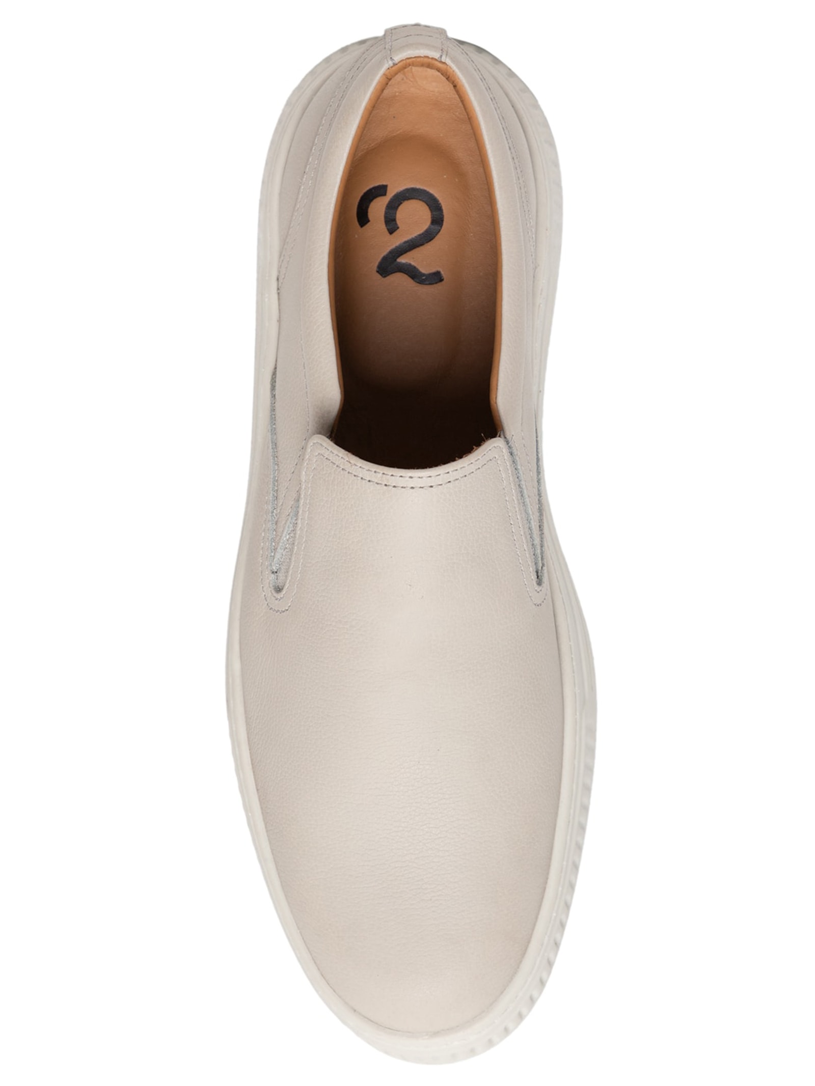 Tênis Masculino Couro Slip On Cinza '2 Essential