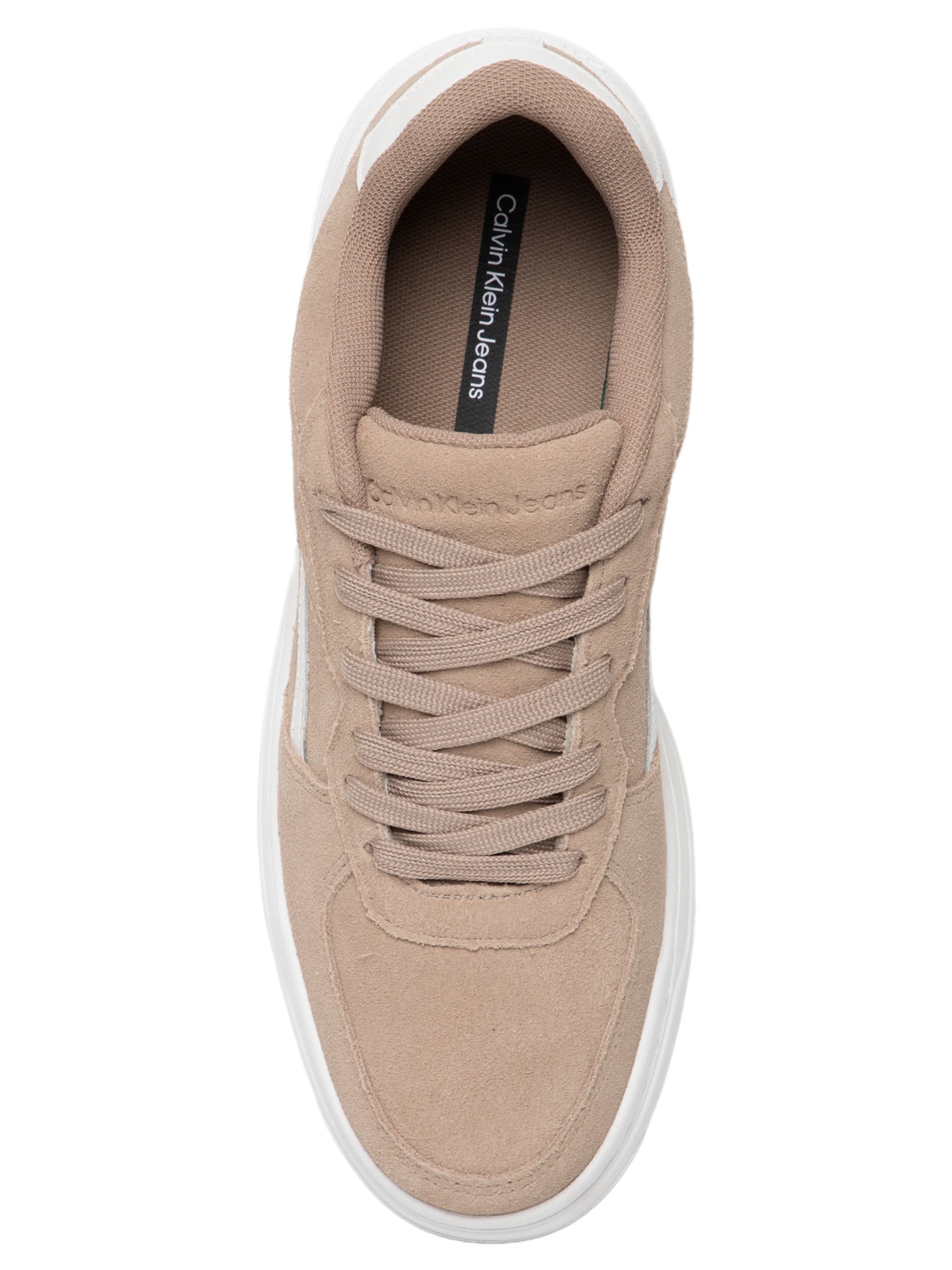 Tênis Masculino Court Camurça Layers Bege Calvin Klein Jeans