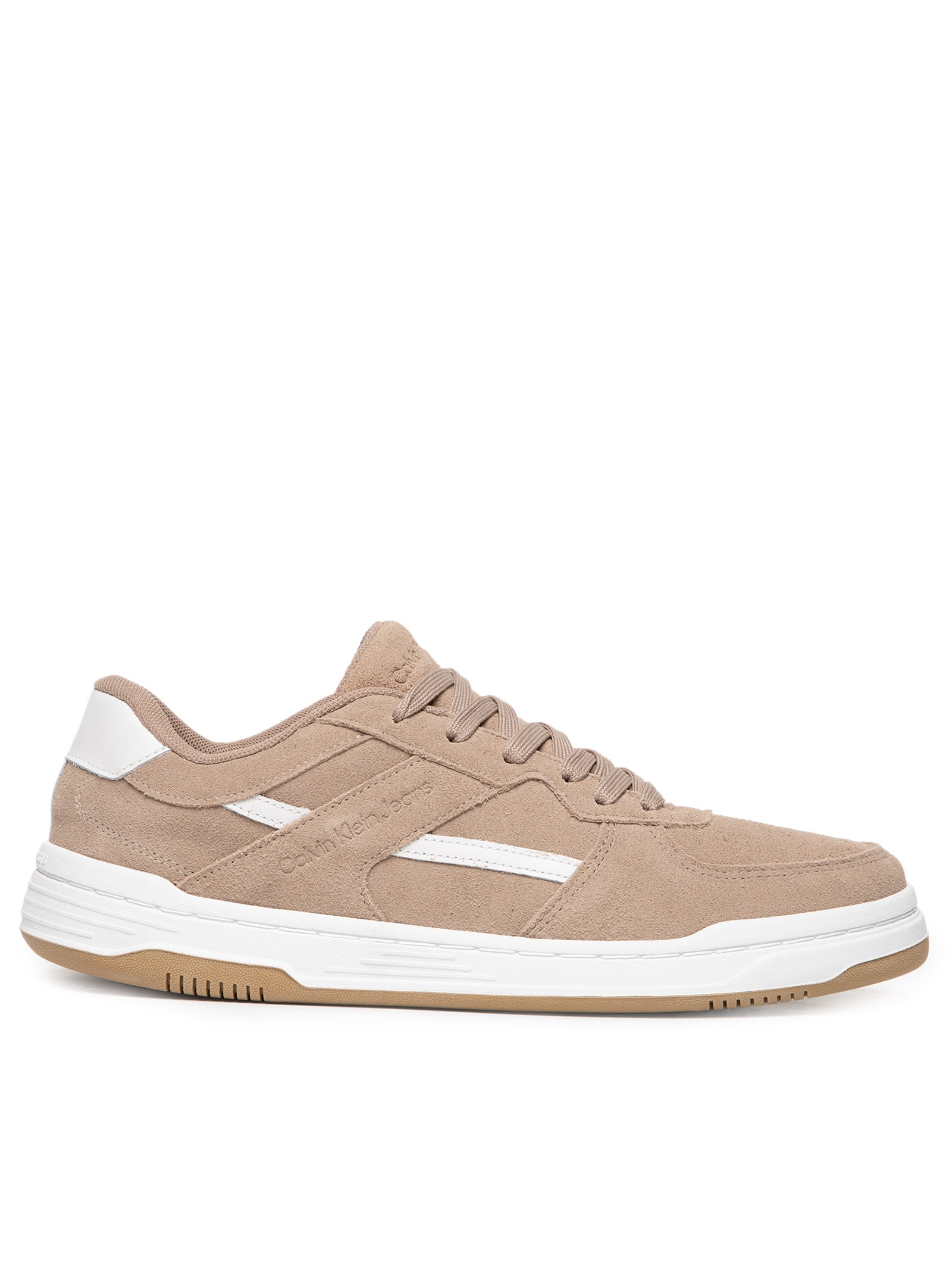 Tênis Masculino Court Camurça Layers Bege Calvin Klein Jeans
