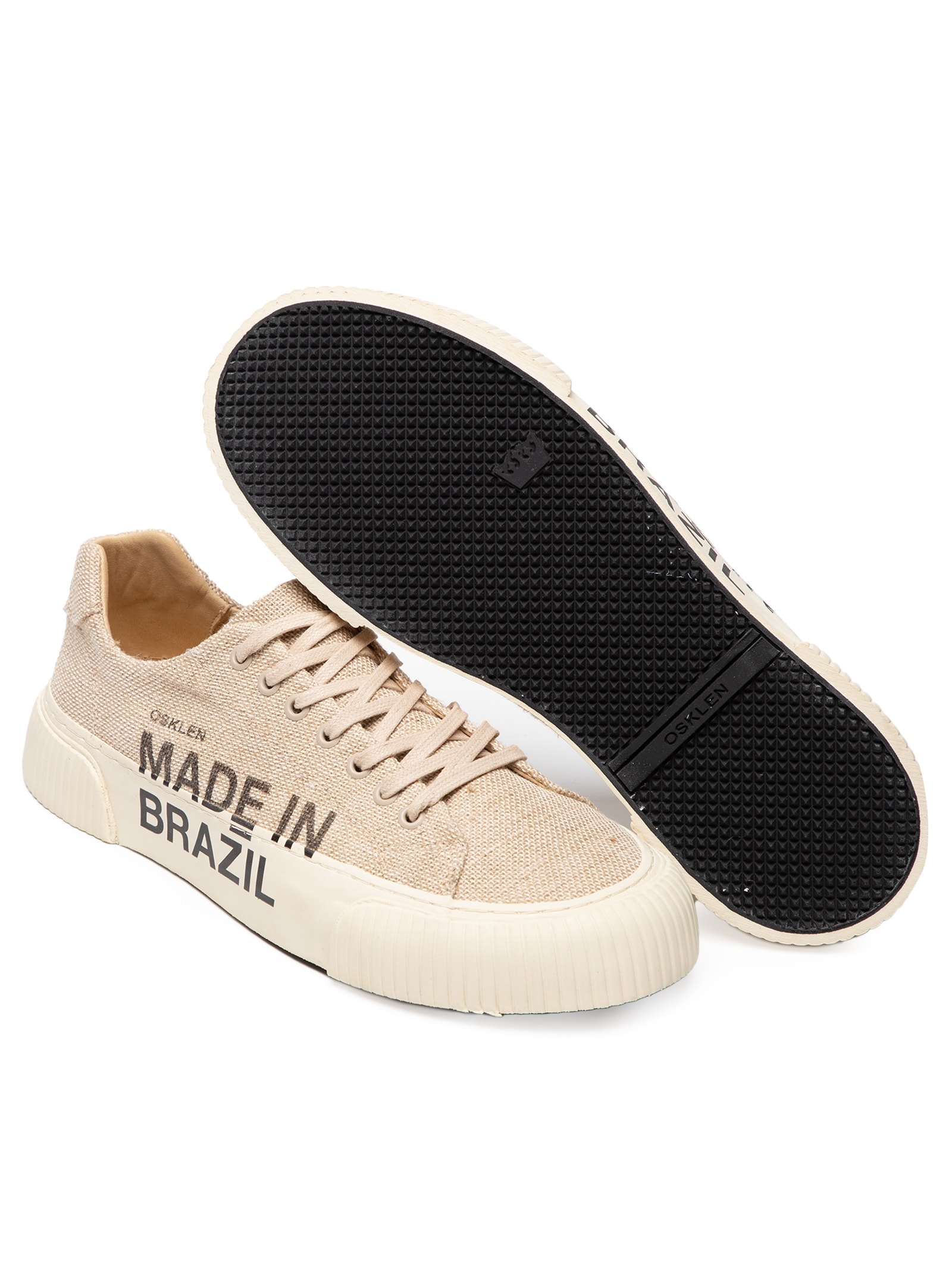 Tênis Masculino Creeper Juta Made In Brazil Bege Osklen