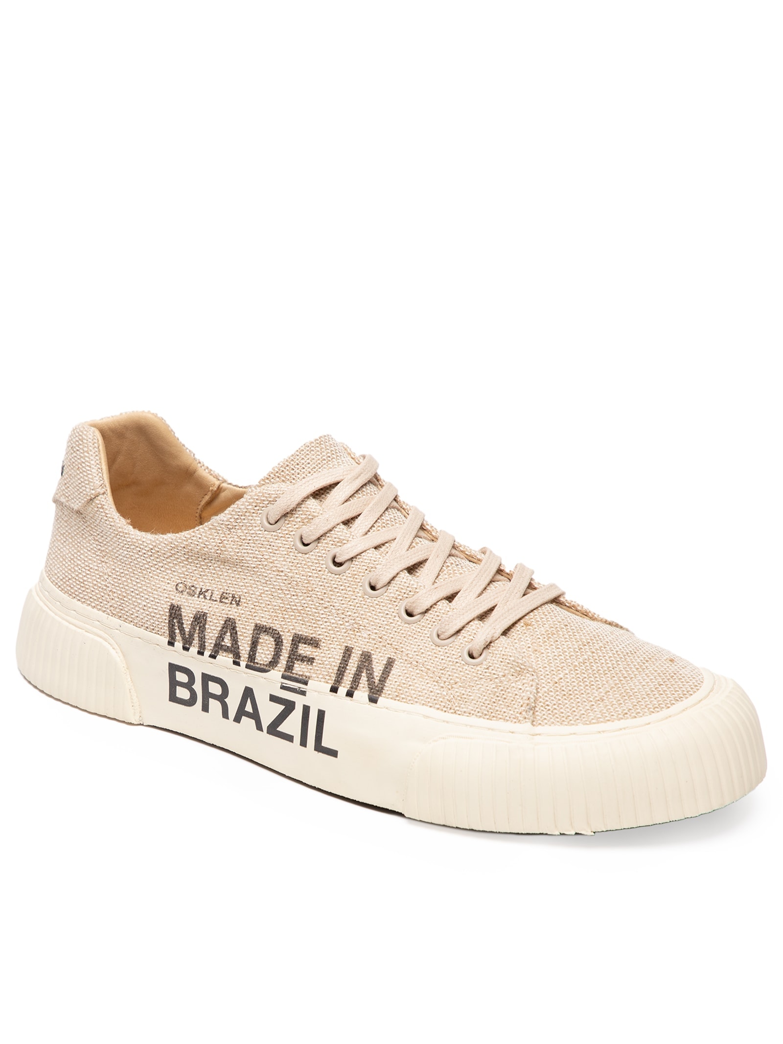 Tênis Masculino Creeper Juta Made In Brazil Bege Osklen