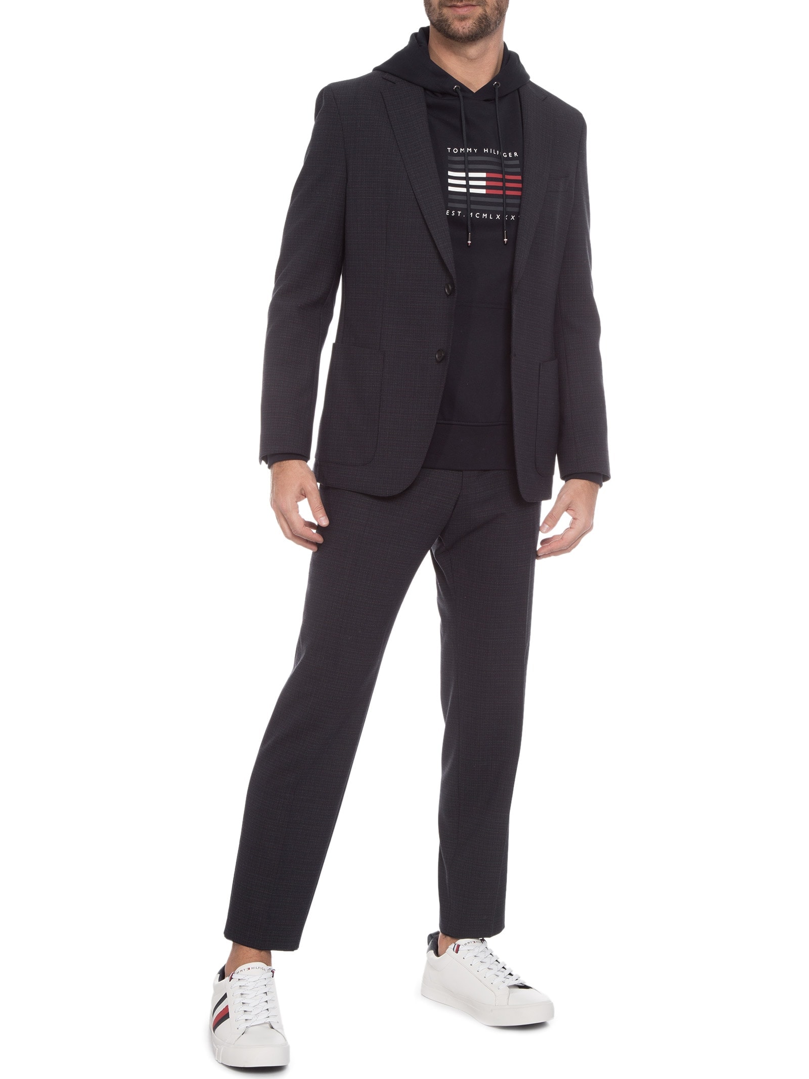 Tênis Masculino Dino 9a Branco Tommy Hilfiger