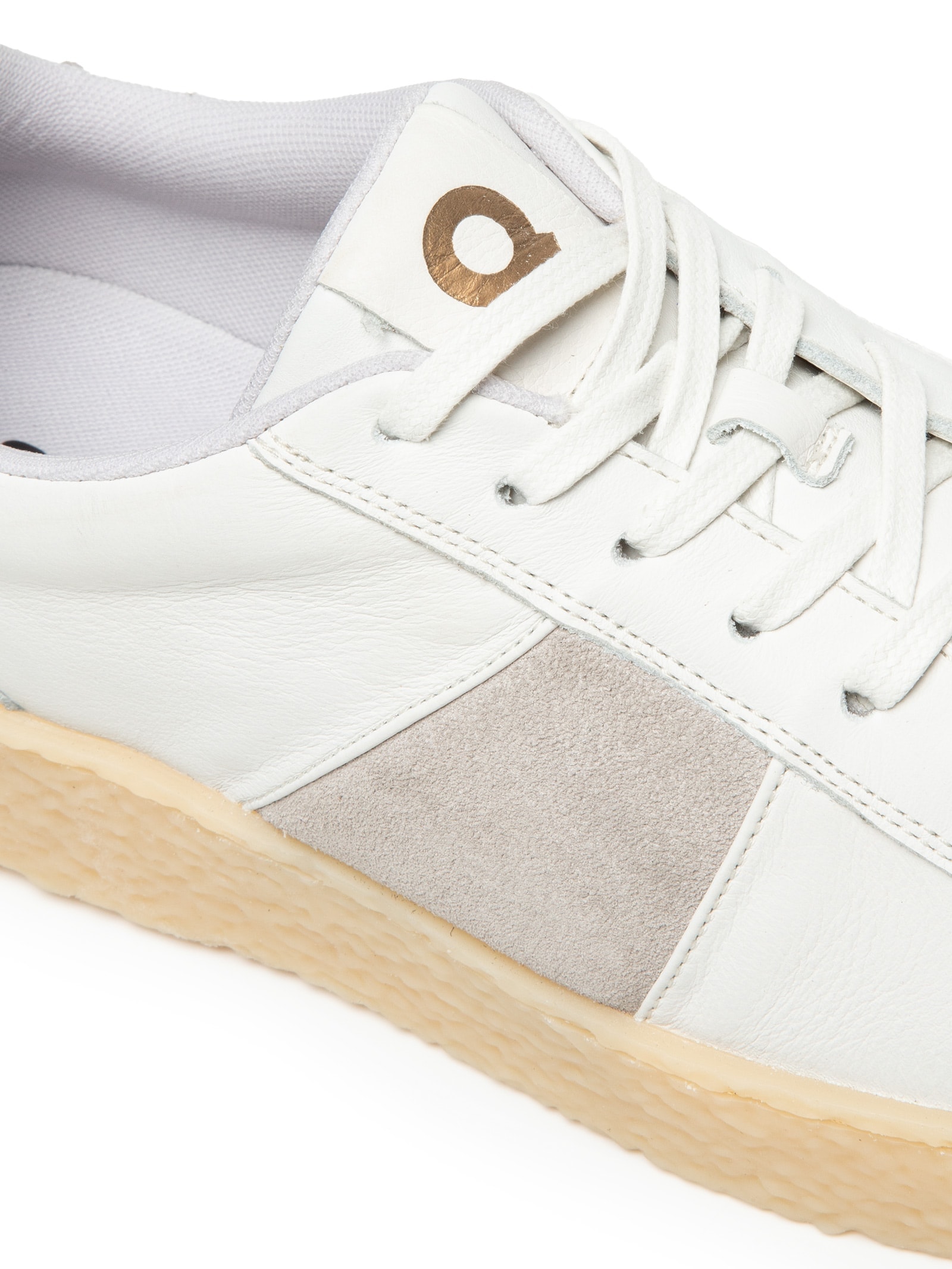 Tênis Masculino Em Camurça Com Detalhes De Couro Off White Basiq Men