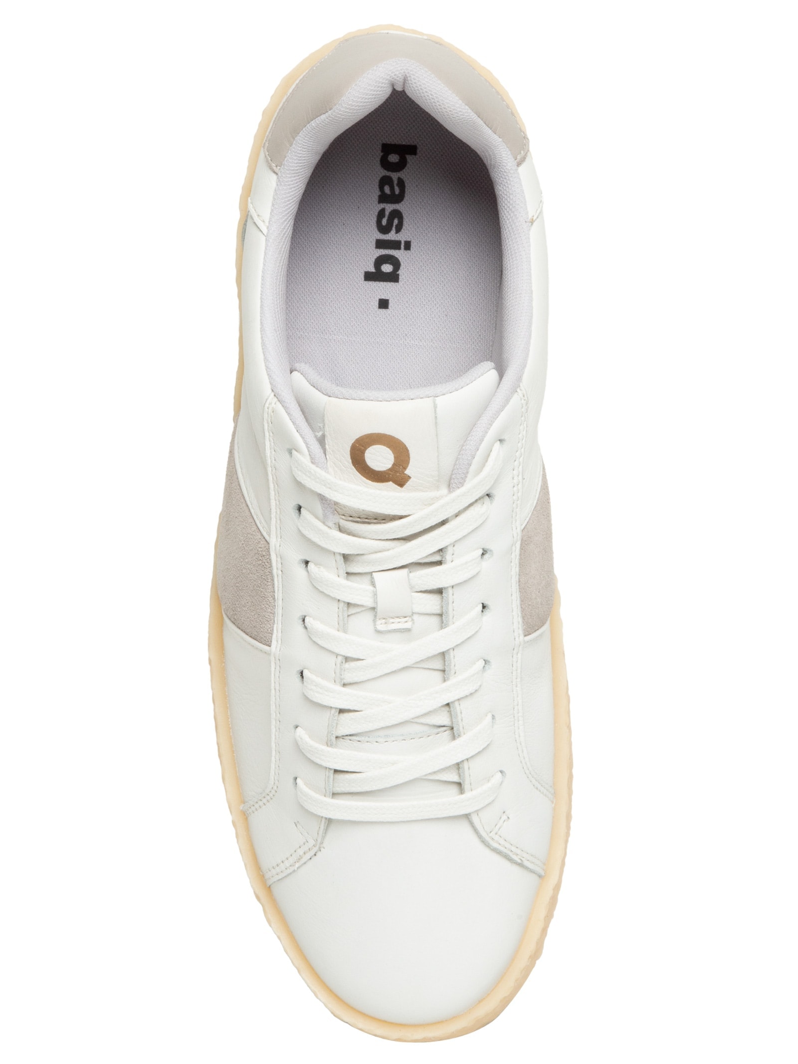 Tênis Masculino Em Camurça Com Detalhes De Couro Off White Basiq Men