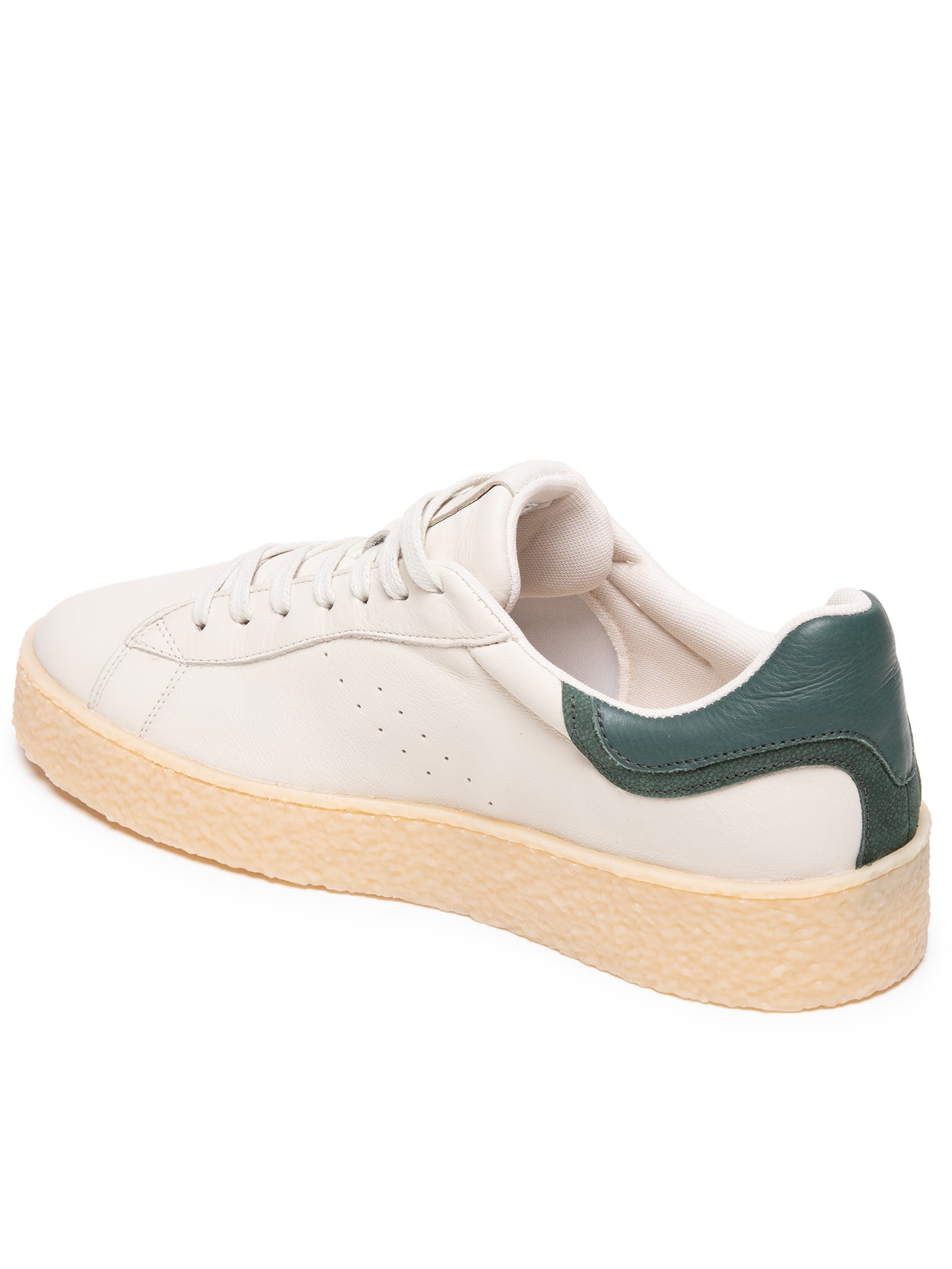 Tênis Masculino Em Couro Básico Branco Basiq Men