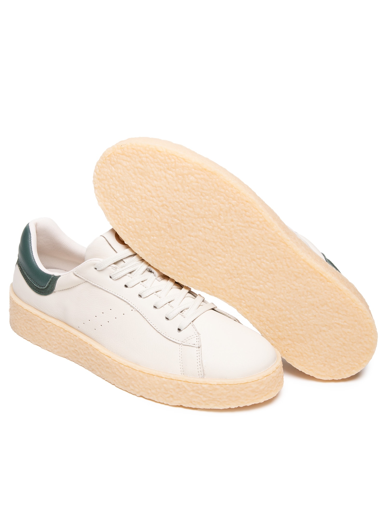 Tênis Masculino Em Couro Básico Branco Basiq Men