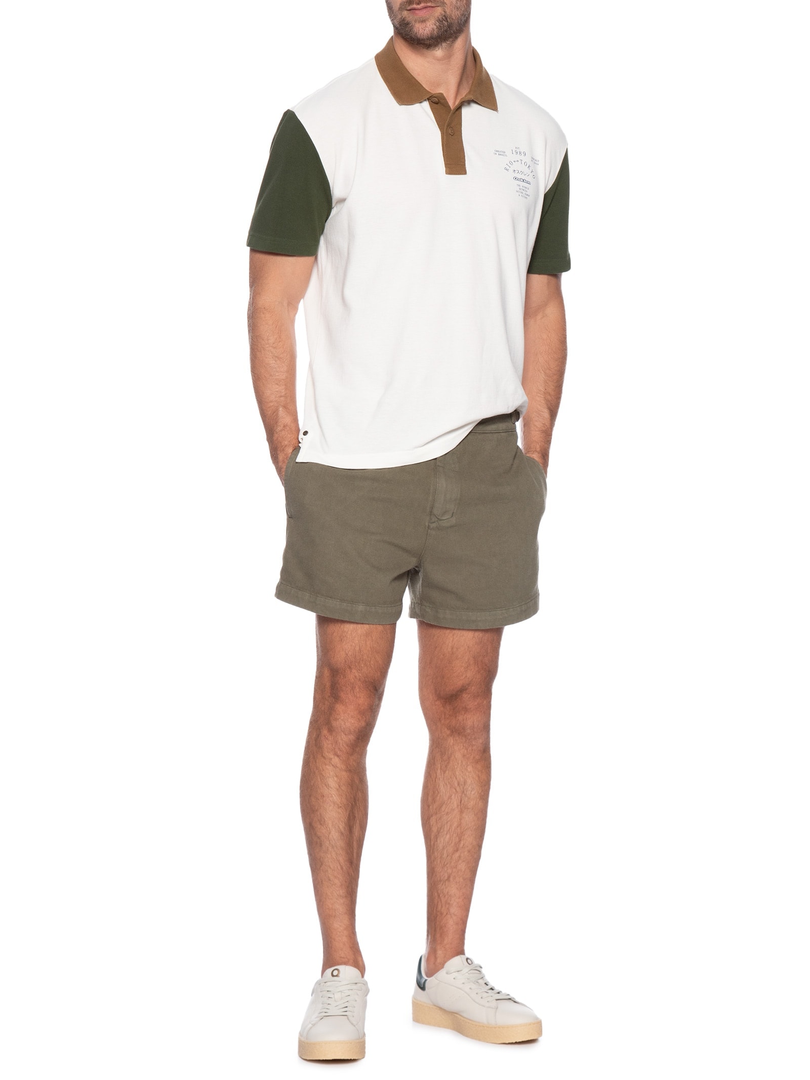 Tênis Masculino Em Couro Básico Branco Basiq Men