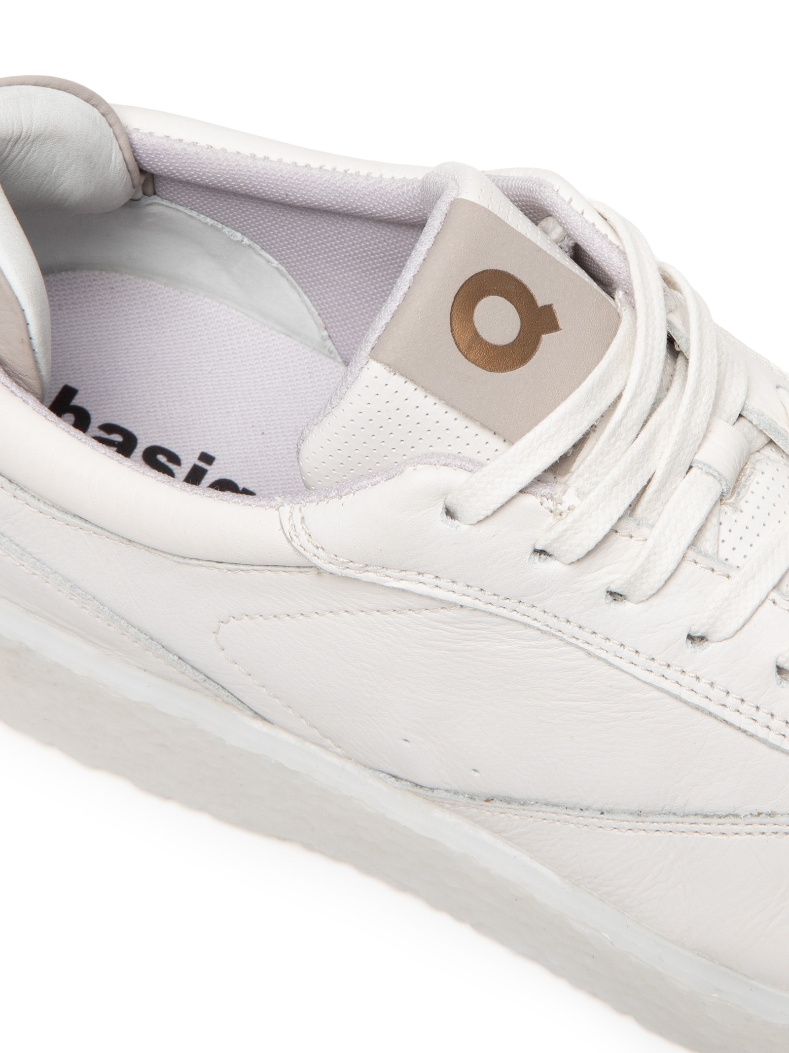 Tênis Masculino Em Couro Básico Off White Basiq Men