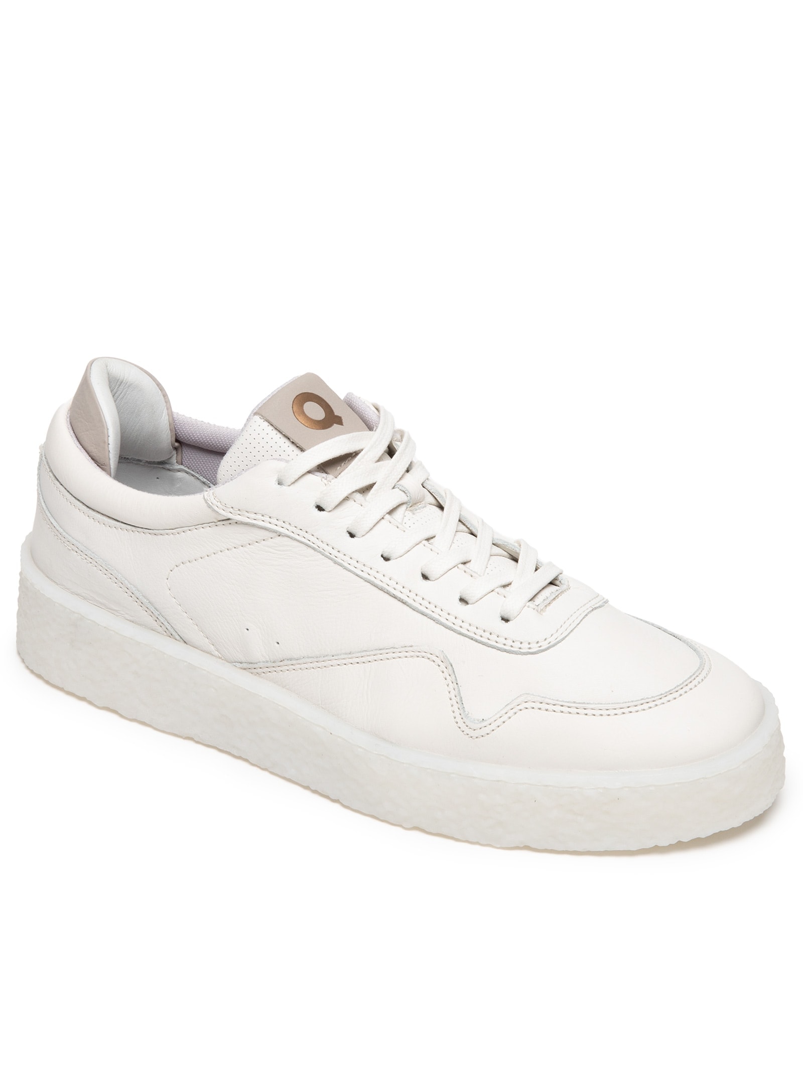 Tênis Masculino Em Couro Básico Off White Basiq Men