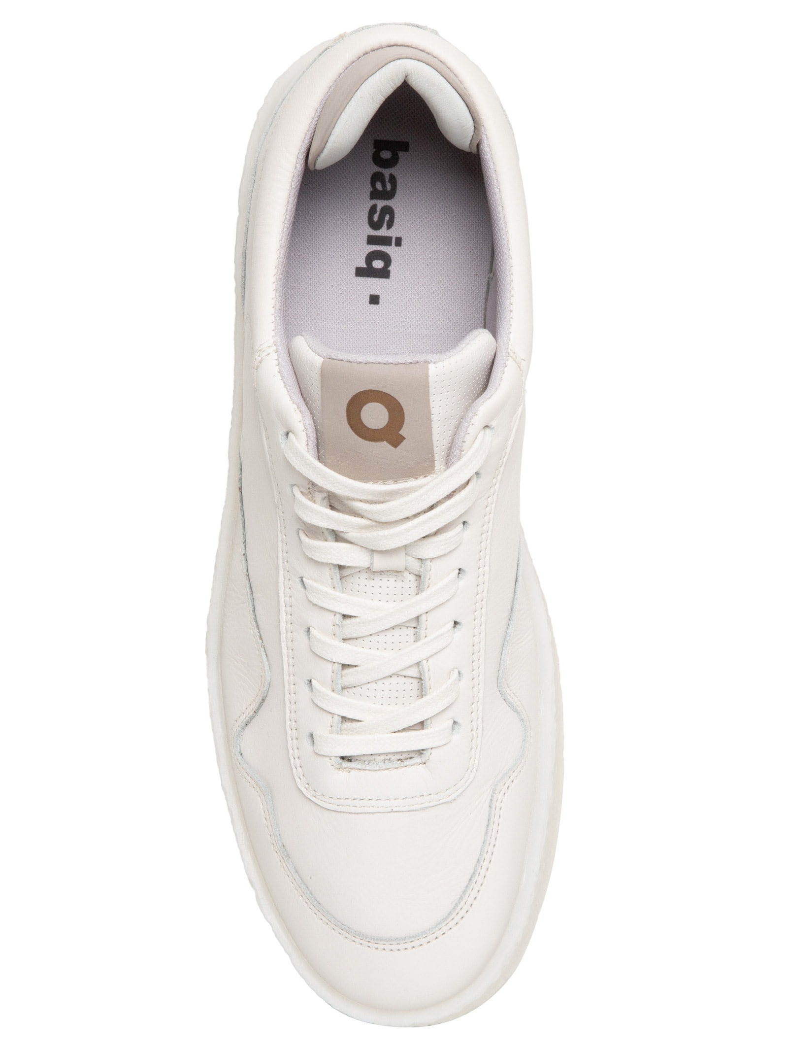 Tênis Masculino Em Couro Básico Off White Basiq Men