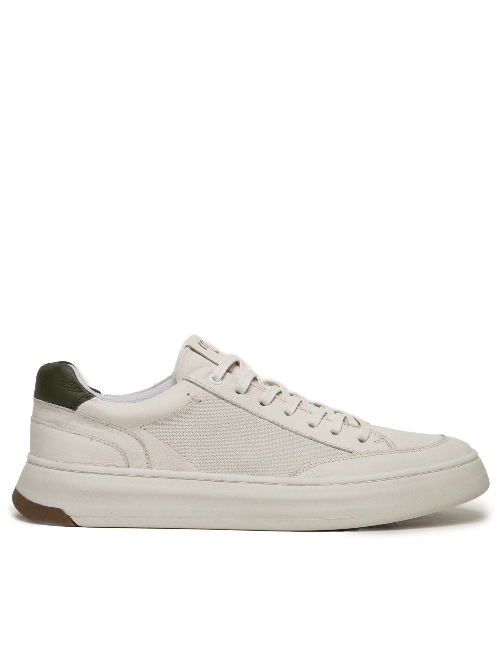 Tênis Masculino Em Couro Com Detalhes Off White '2 Essential