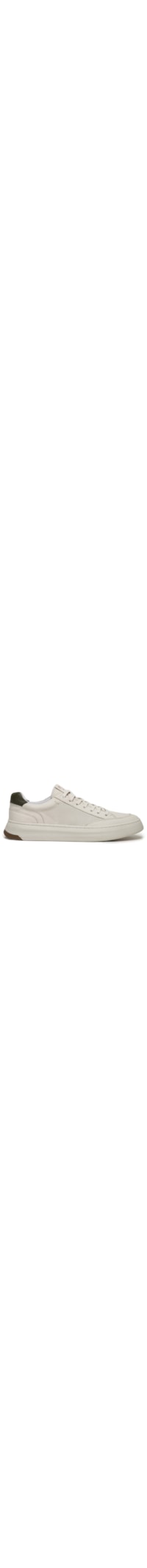 Tênis Masculino Em Couro Com Detalhes - Off White