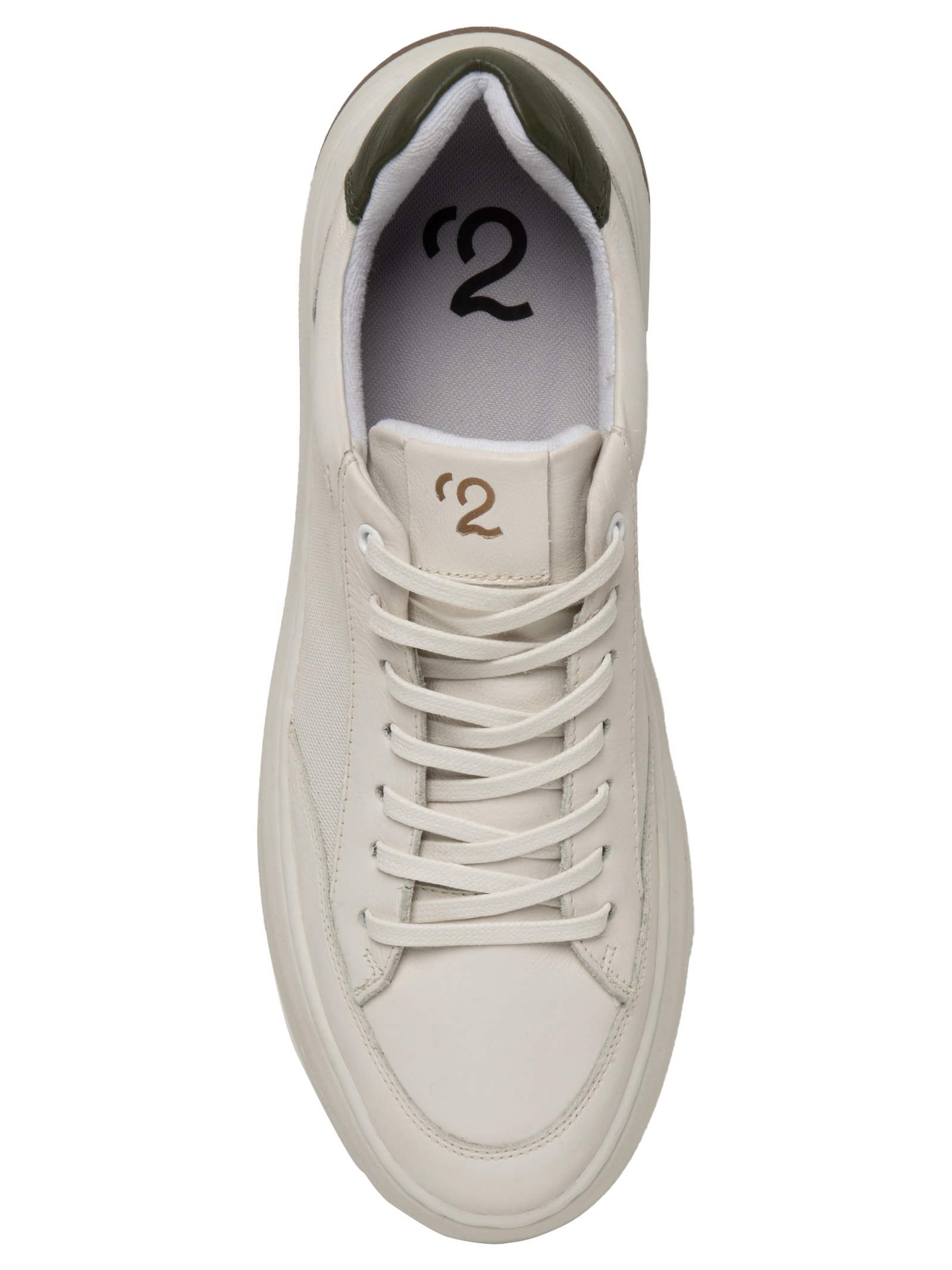Tênis Masculino Em Couro Com Detalhes Off White '2 Essential