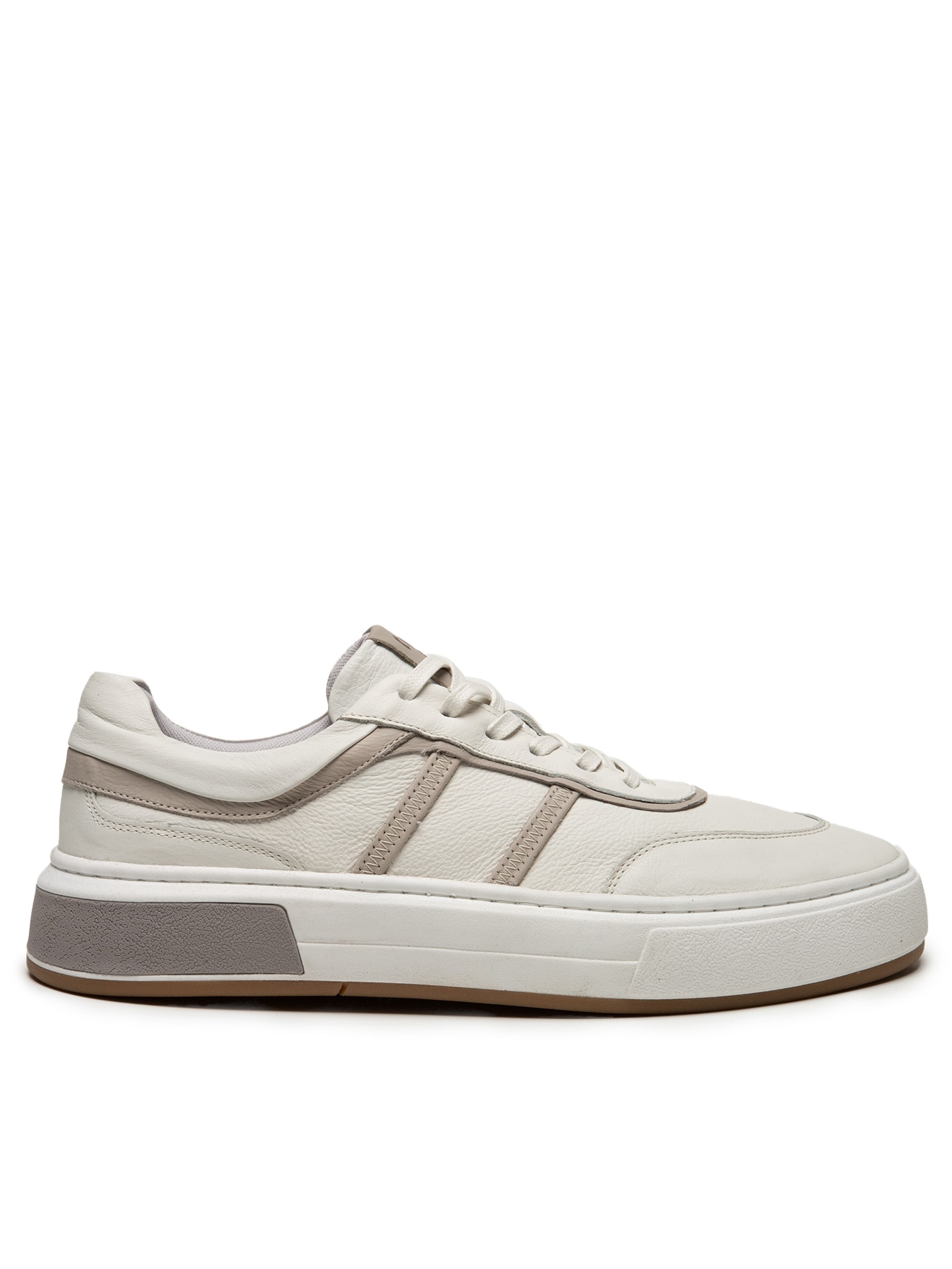 Tênis Masculino Em Couro Com Detalhes Off White '2 Essential