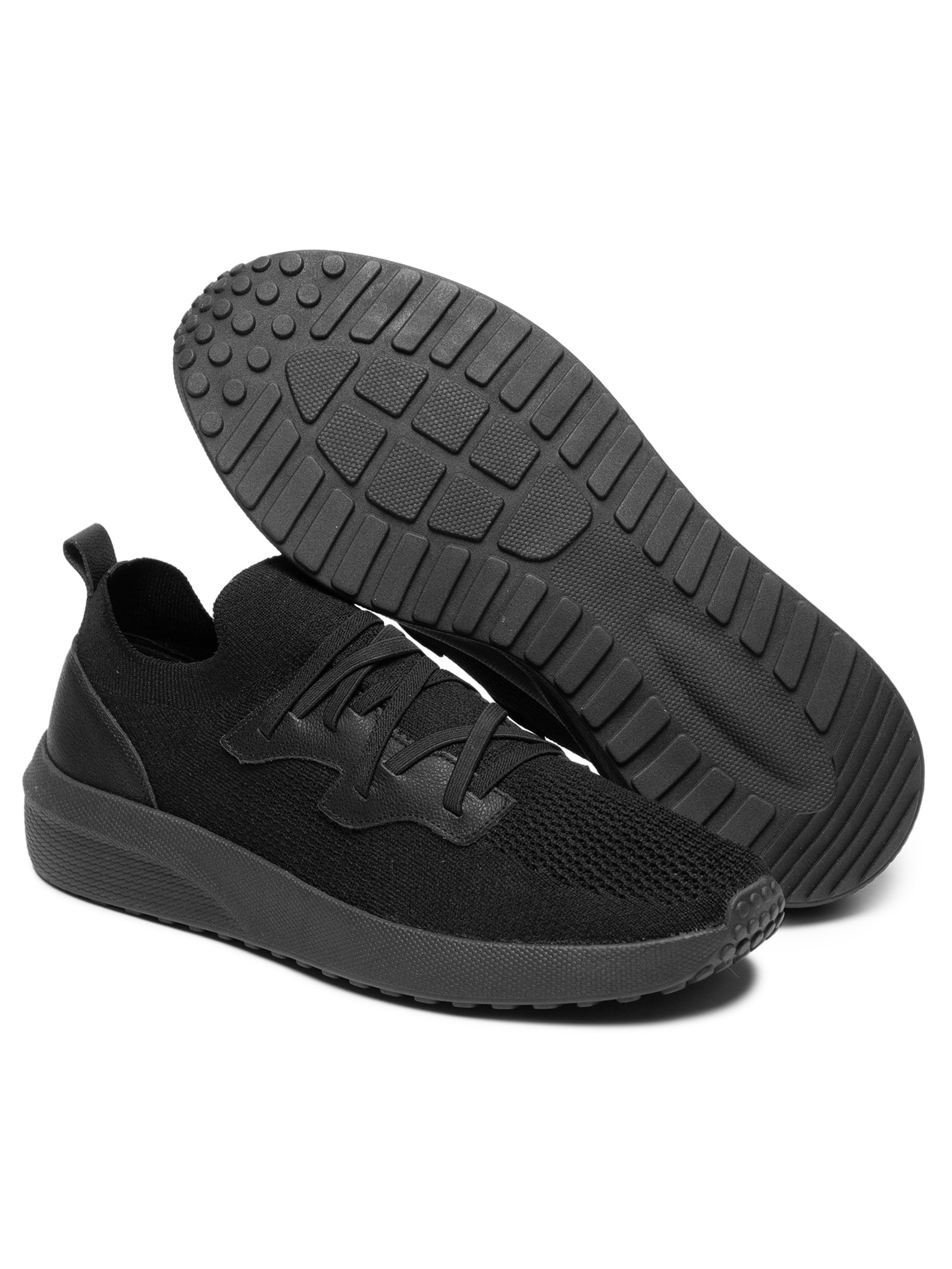 Tênis Masculino Em Malha Preto '2 Essential