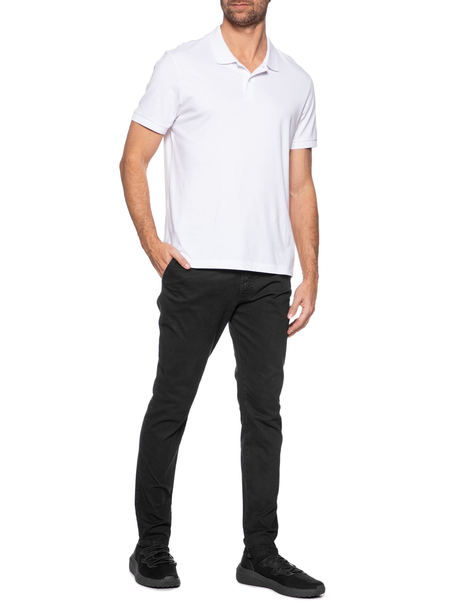 Tênis Masculino Em Malha Preto '2 Essential